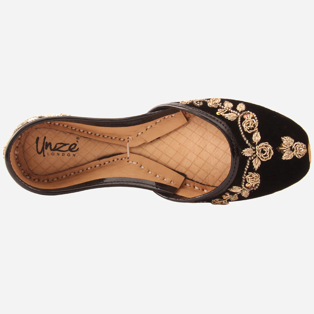 Womens "JUDY" Embroidered Handcrafted Indian Khussa - Image 4