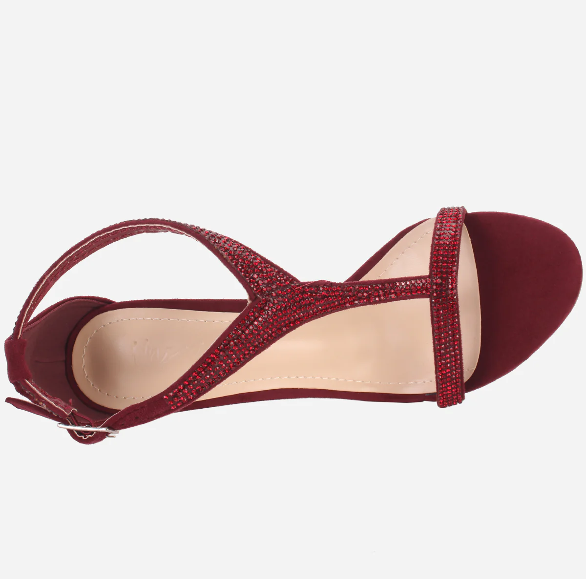 Women's "KAROSE" Decorated T-Bar Strap Evening Sandals - Image 4