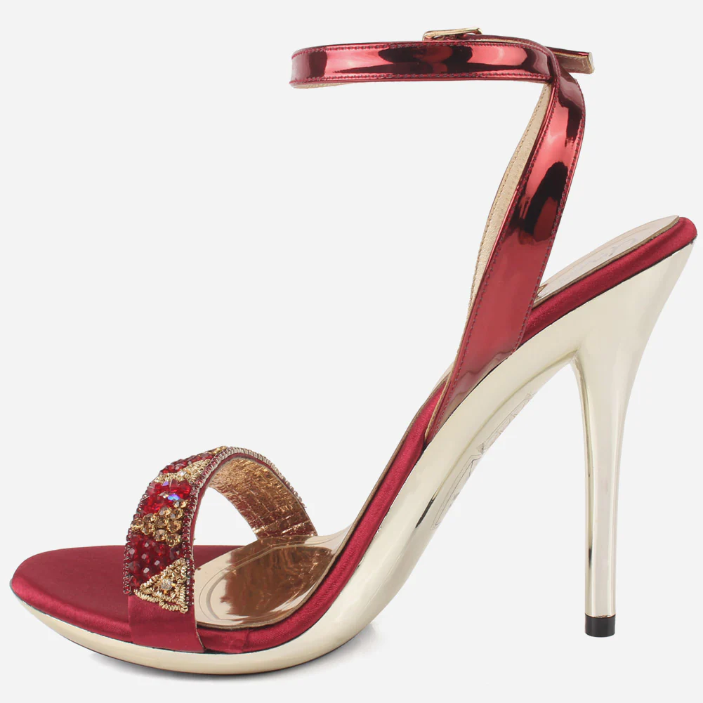 Women's "KARSON" Decorated Stiletto Sandals - Image 3