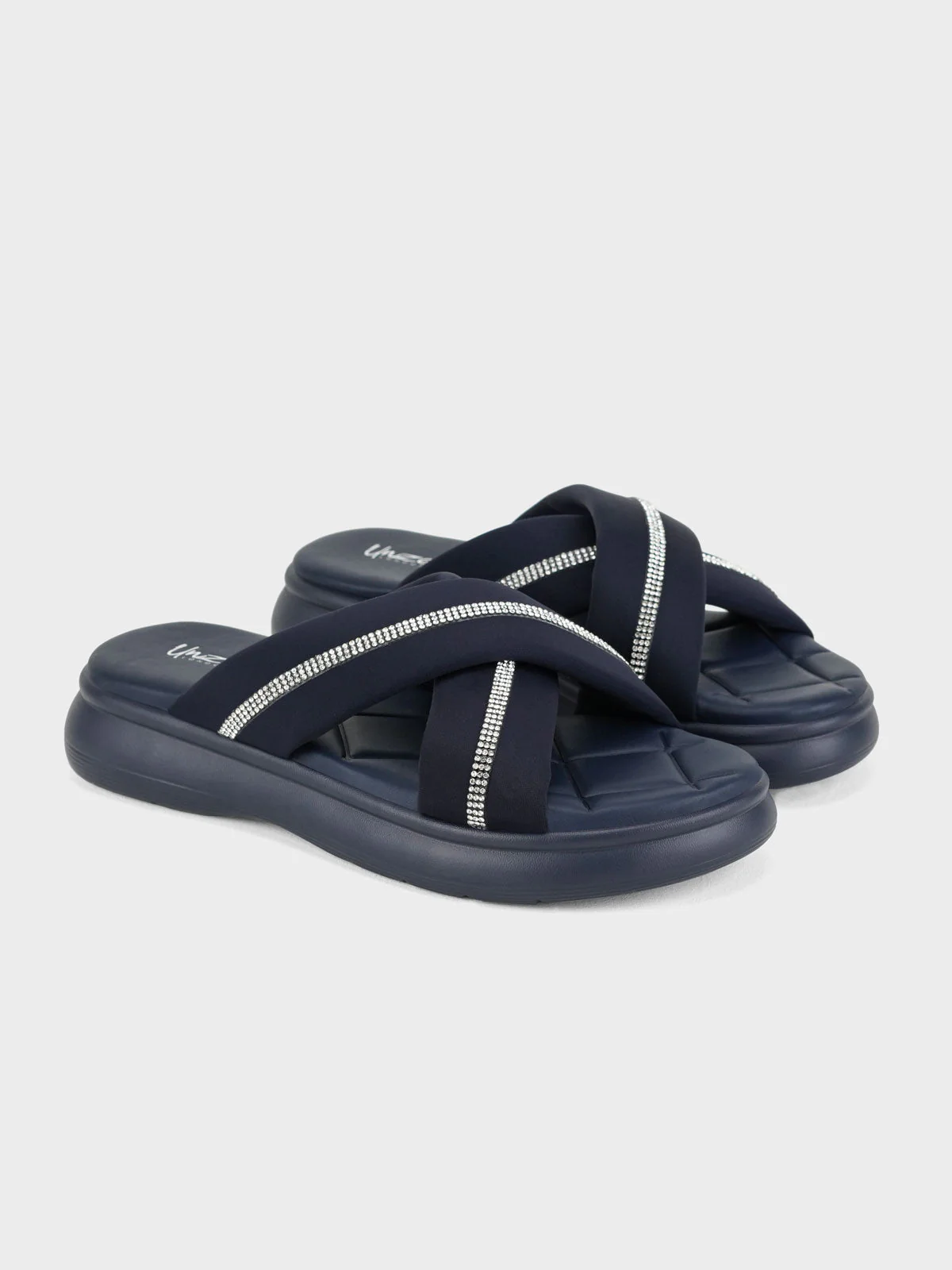 Womens "KEAWE" Crossover Casual Slippers - Image 3