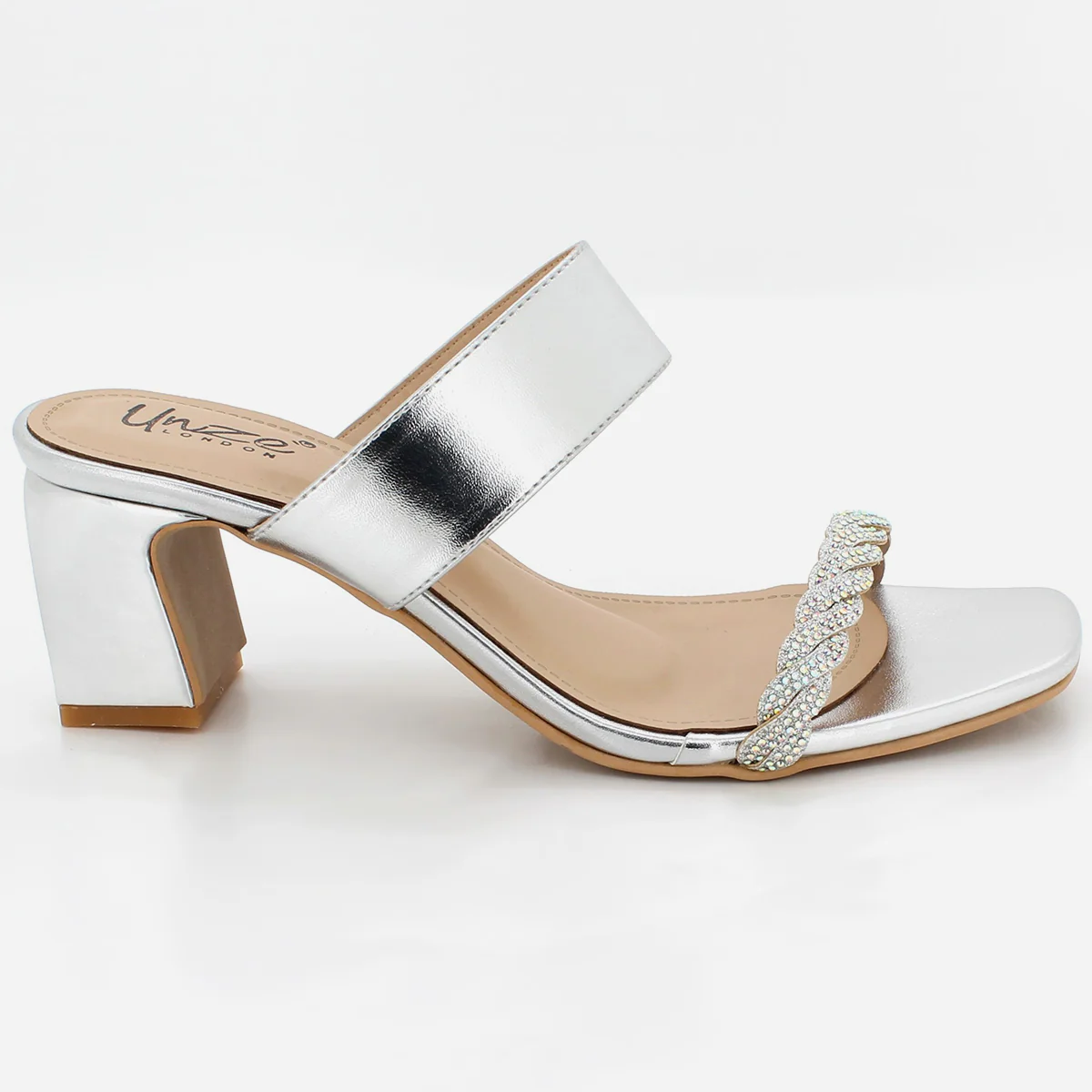 Womens "KESWA" Decorated Block Heel Sandals - Image 2