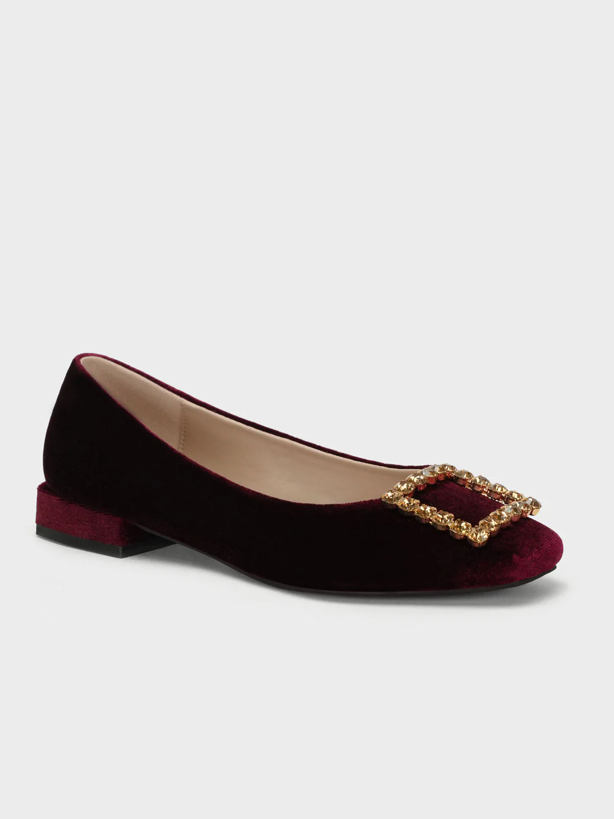 Women's "KOZUE" Buckled Detailing Ballerinas