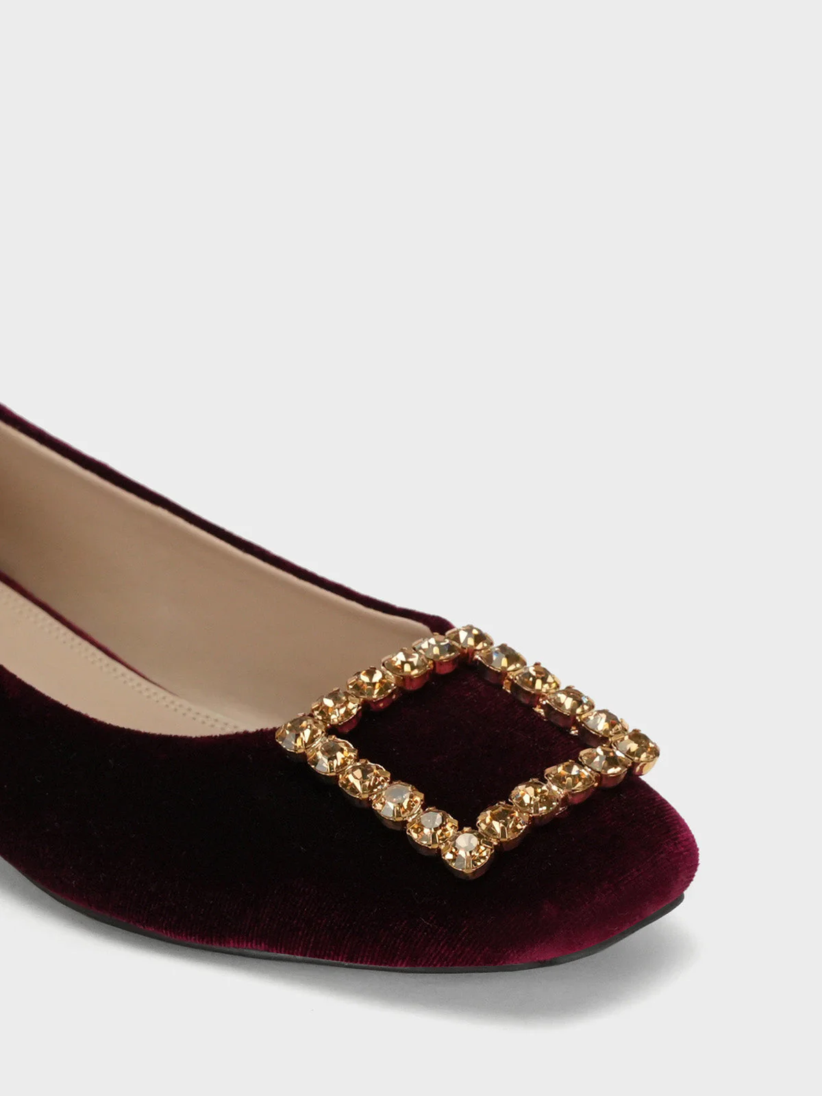 Women's "KOZUE" Buckled Detailing Ballerinas - Image 4