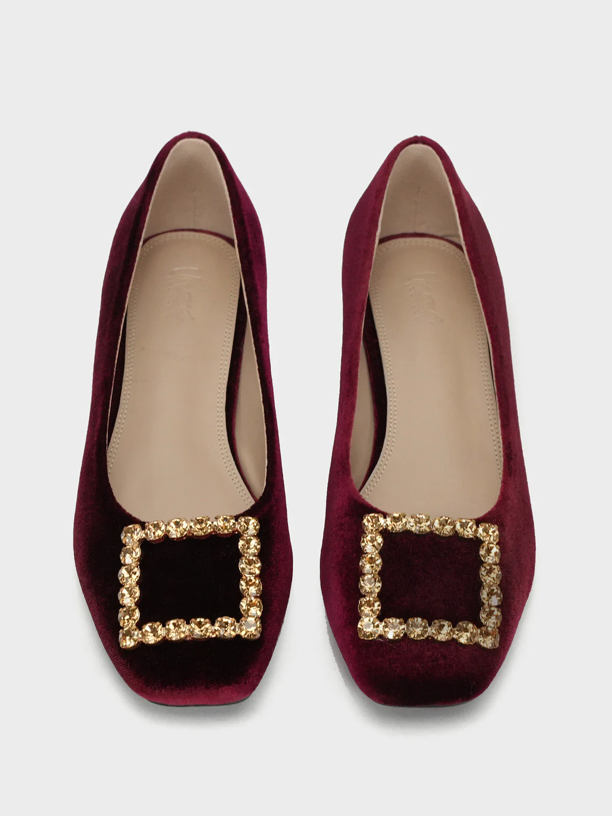 Women's "KOZUE" Buckled Detailing Ballerinas - Image 5
