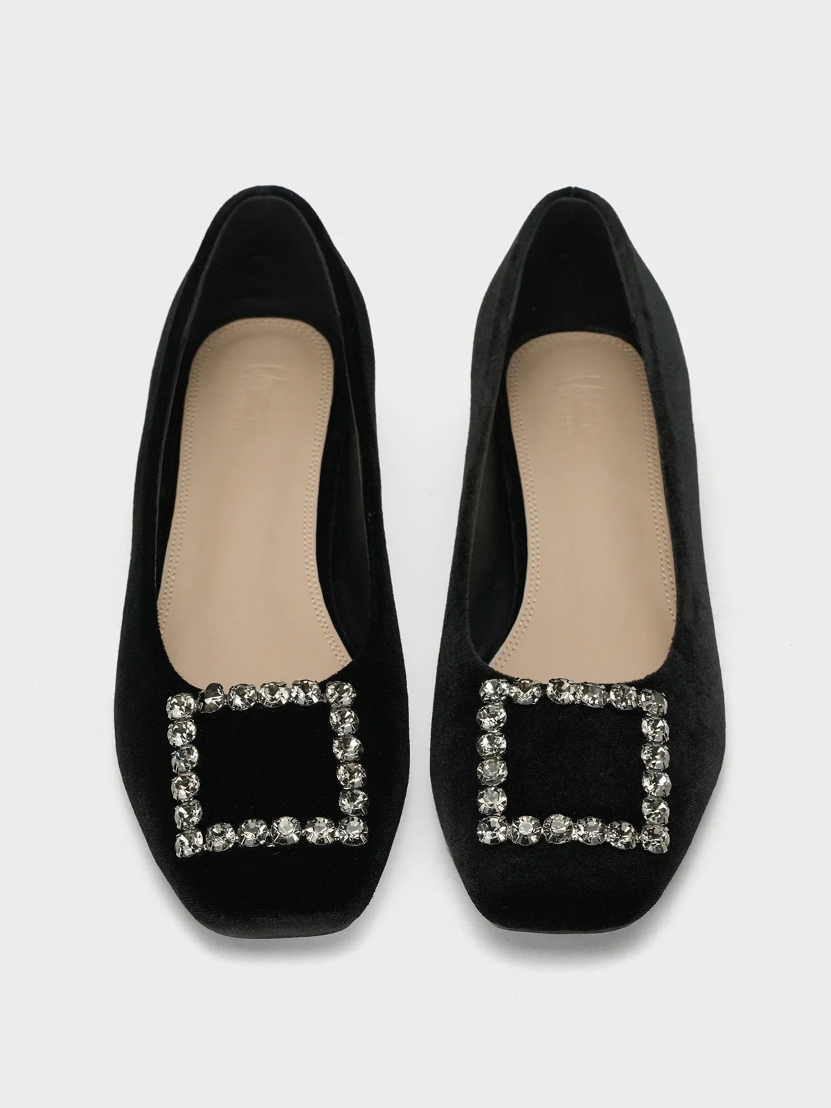 Women's "KOZUE" Buckled Detailing Ballerinas - Image 5