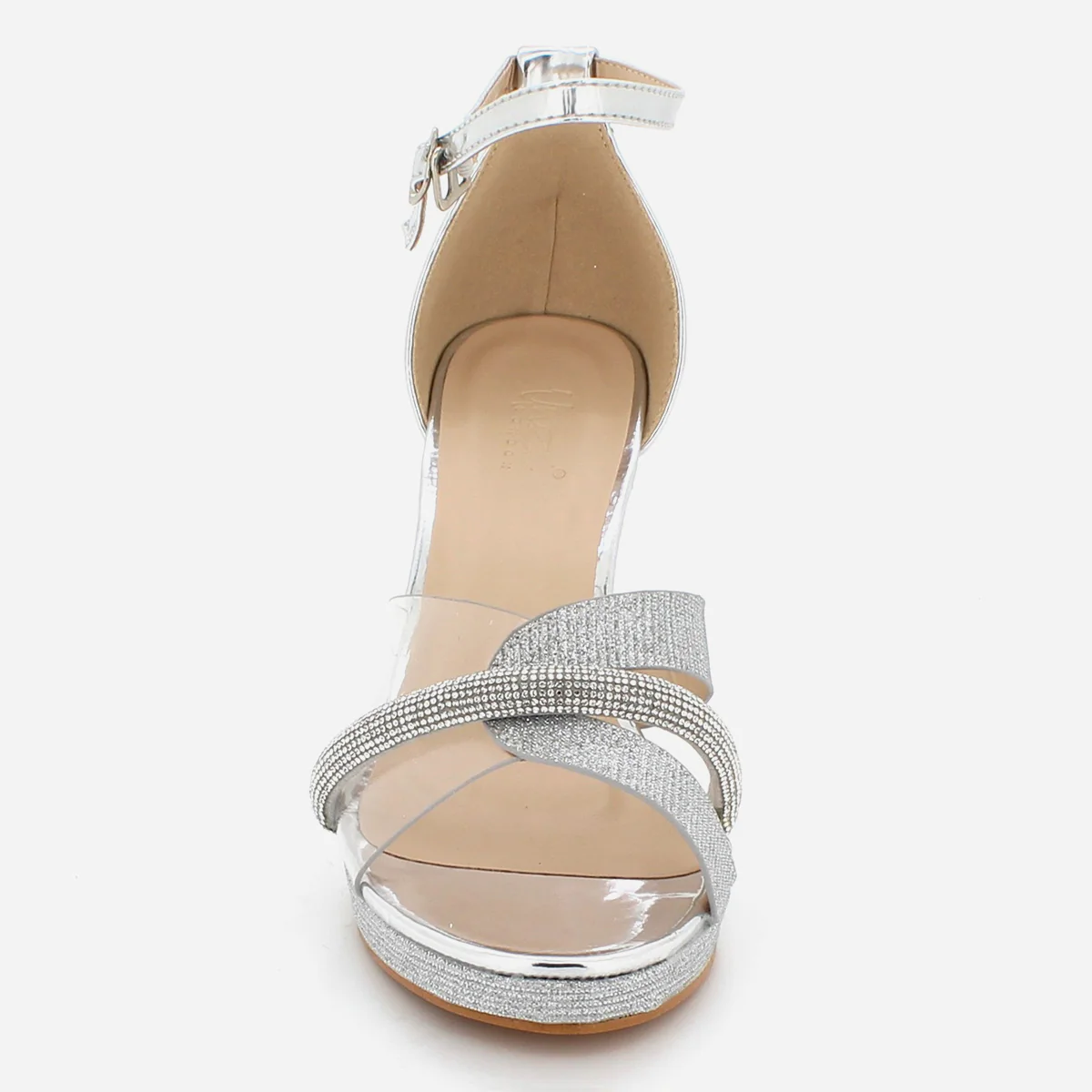 Womens "KUKEE" Crystal Adorned Party Sandals - Image 5
