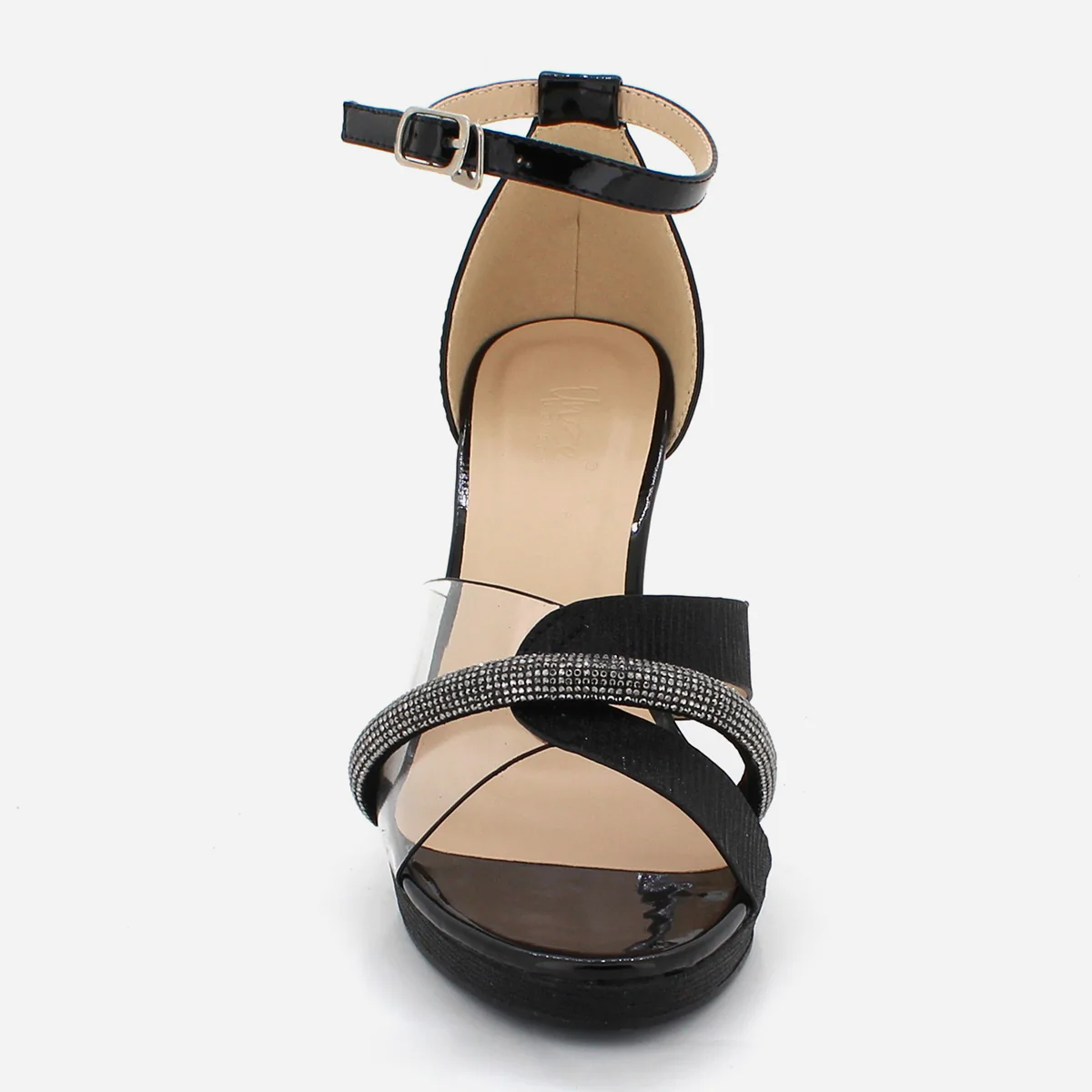 Womens "KUKEE" Crystal Adorned Party Sandals - Image 5