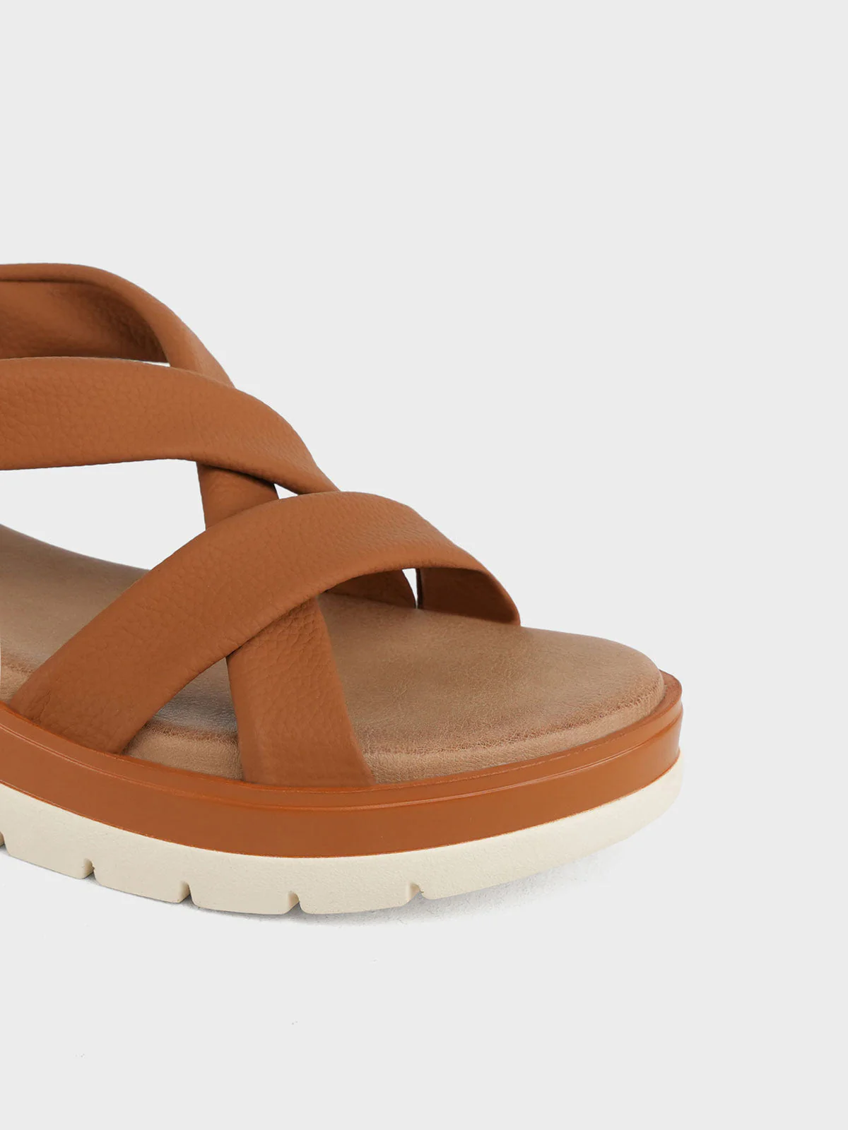 Womens "LUELLA" Casual Cross Over Sandals - Image 4