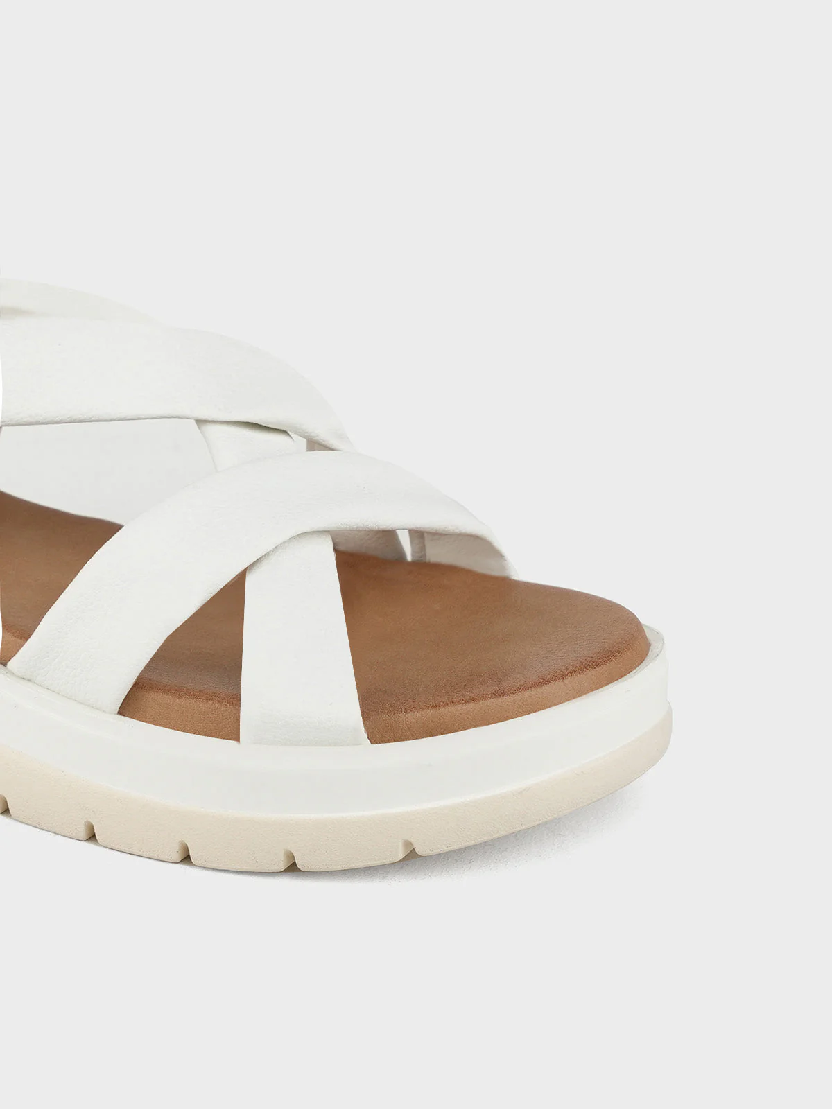 Womens "LUELLA" Casual Cross Over Sandals - Image 4