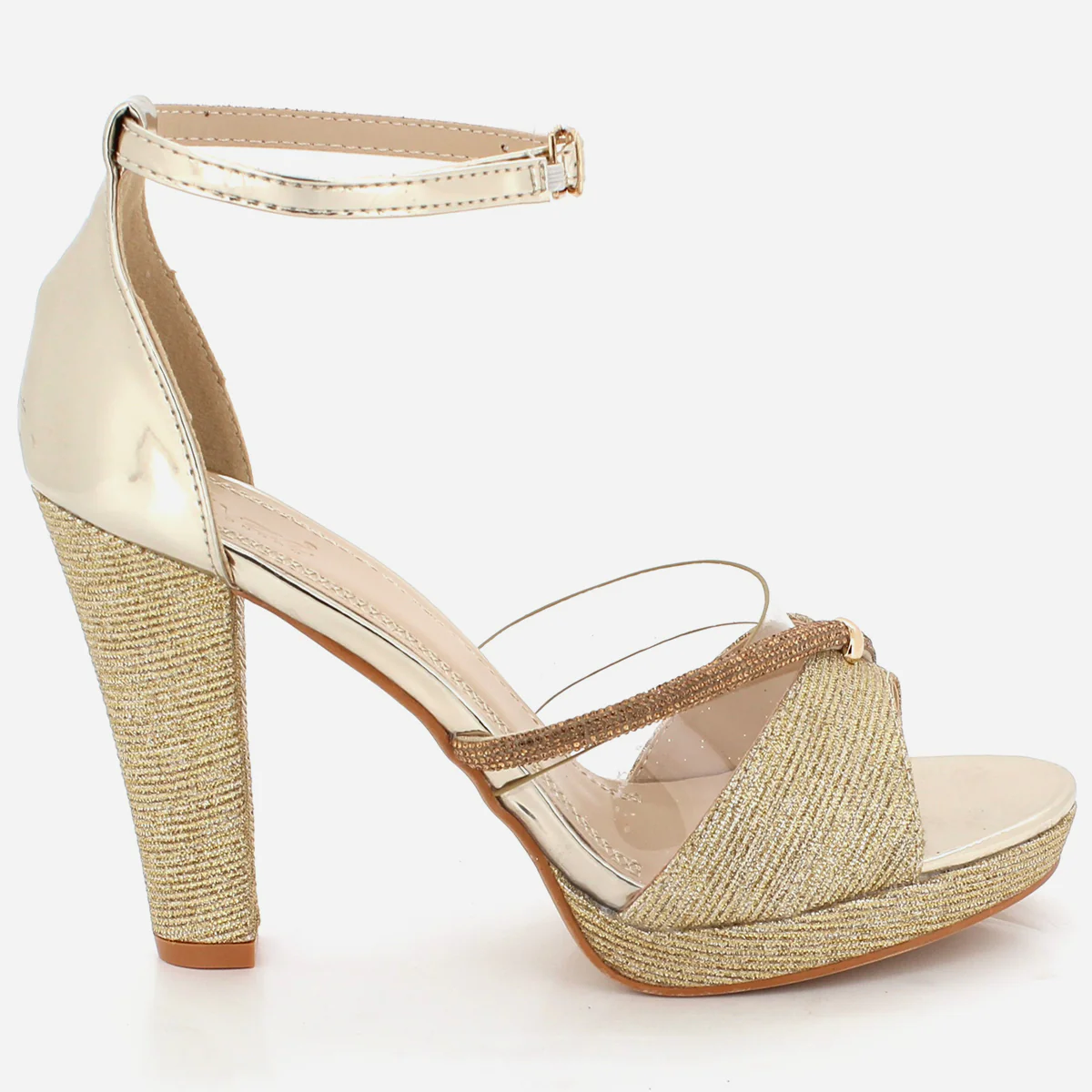 Womens "LUNA" Fancy Decorated Wedding Sandals - Image 2