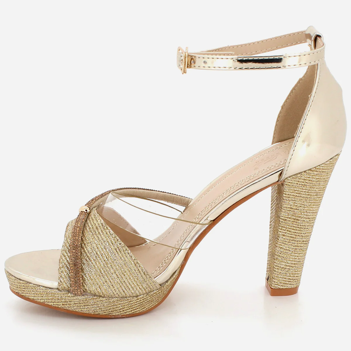Womens "LUNA" Fancy Decorated Wedding Sandals - Image 4