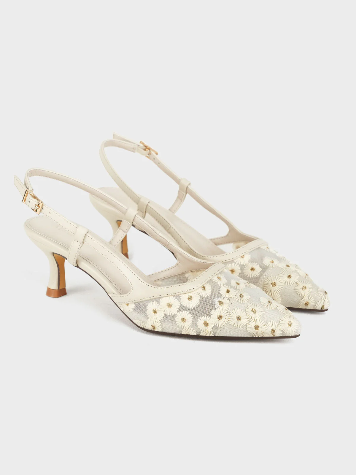 Womens "MINA" Spool Heels Sandals - Image 2