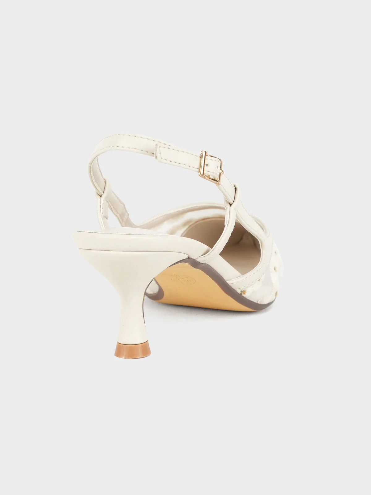Womens "MINA" Spool Heels Sandals - Image 3