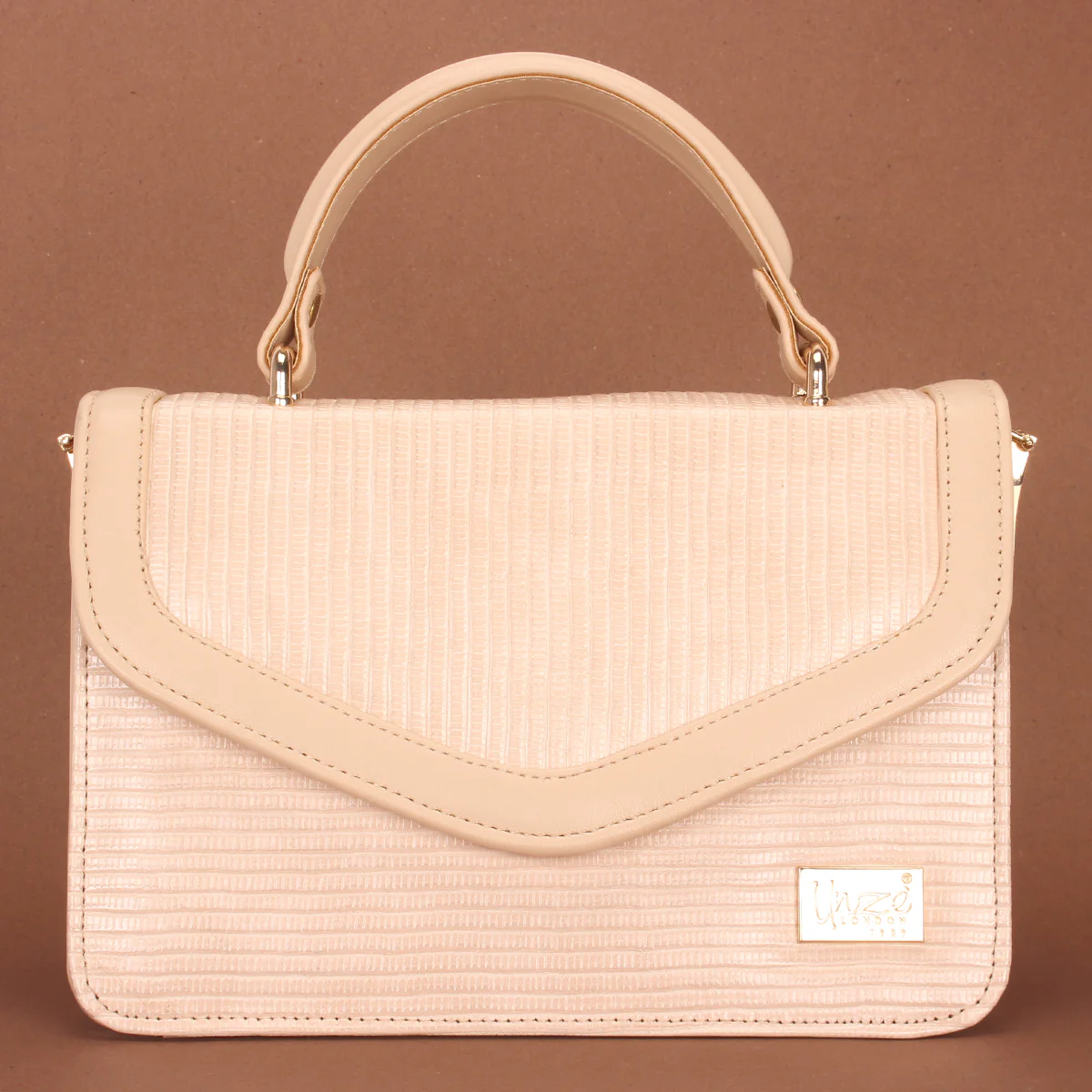Womens "MONSIA" Stylish Hard Case Handbag - Image 5