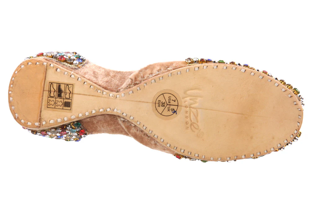 Womens Multi Color Flat Pumps - Image 5