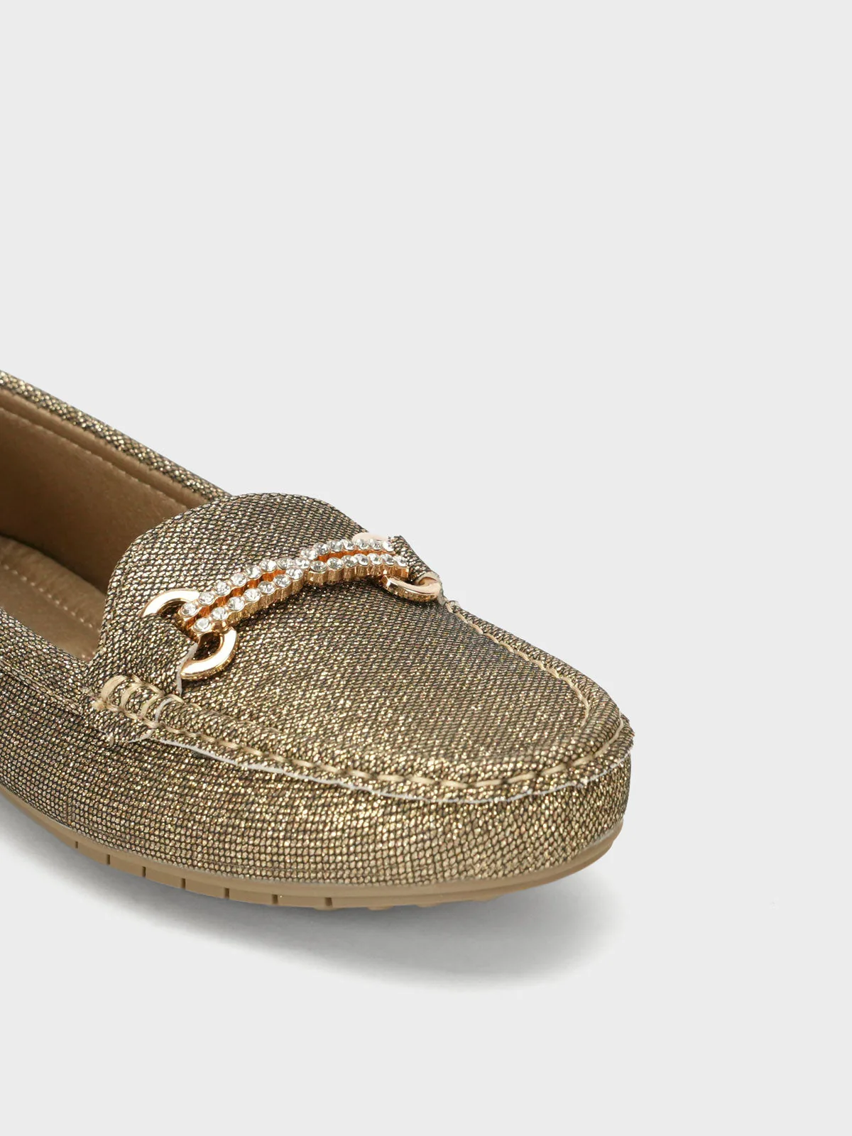 Womens "NARWAT" Flat Casual Moccasins - Image 4