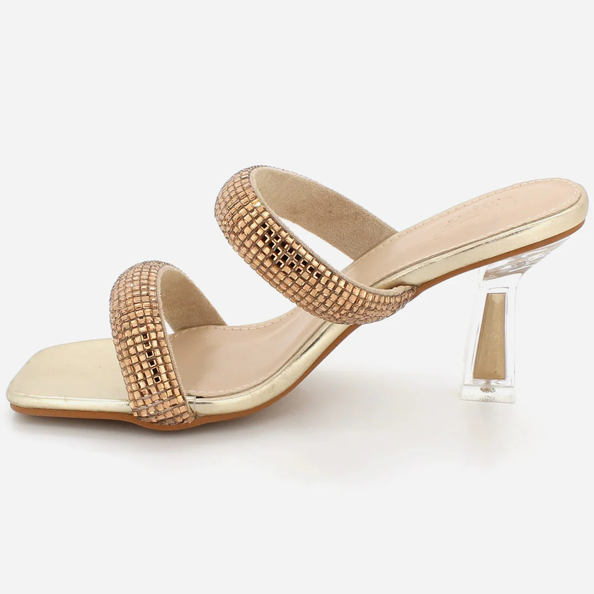 Womens "NAXI" Crystal Decorated Party Sandals - Image 4