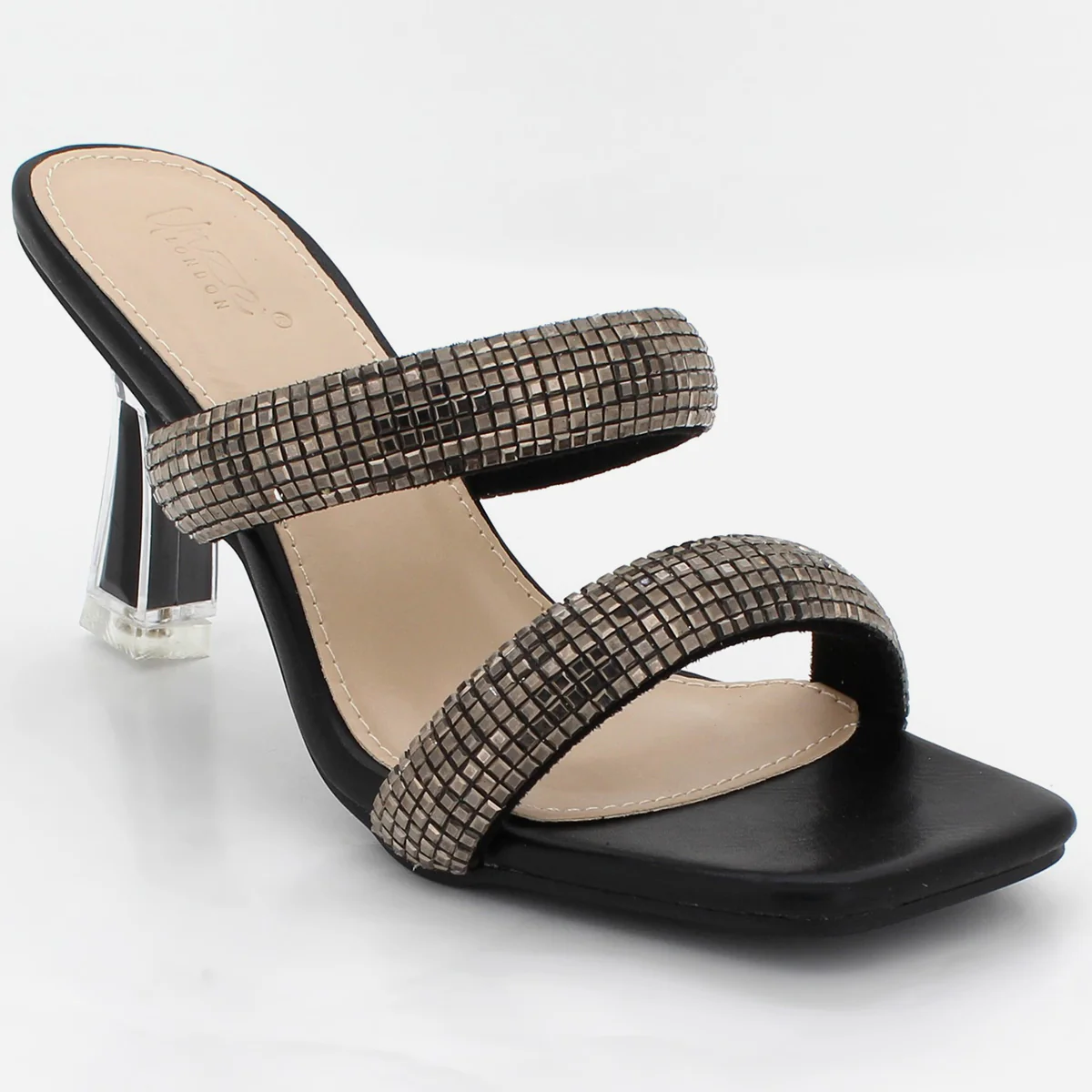 Womens "NAXI" Crystal Decorated Party Sandals