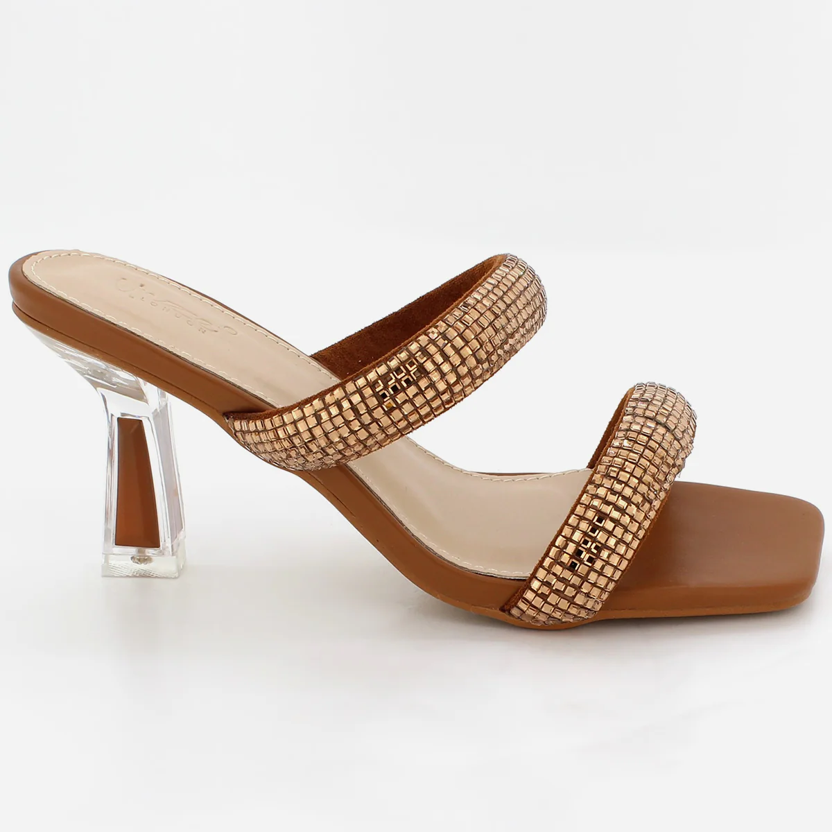 Womens "NAXI" Crystal Decorated Party Sandals - Image 2