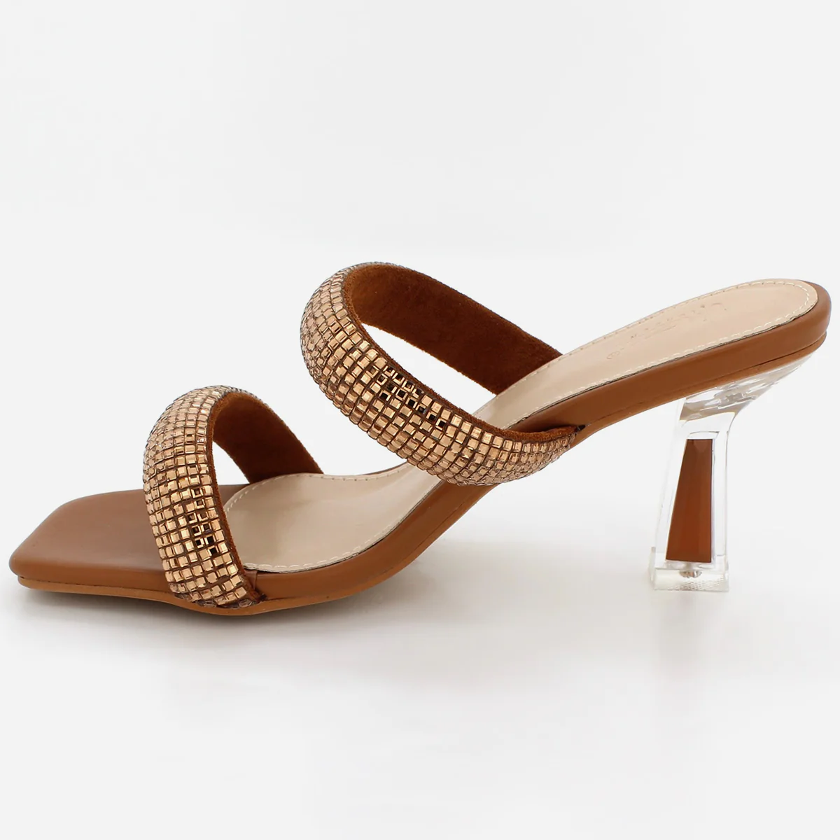 Womens "NAXI" Crystal Decorated Party Sandals - Image 4