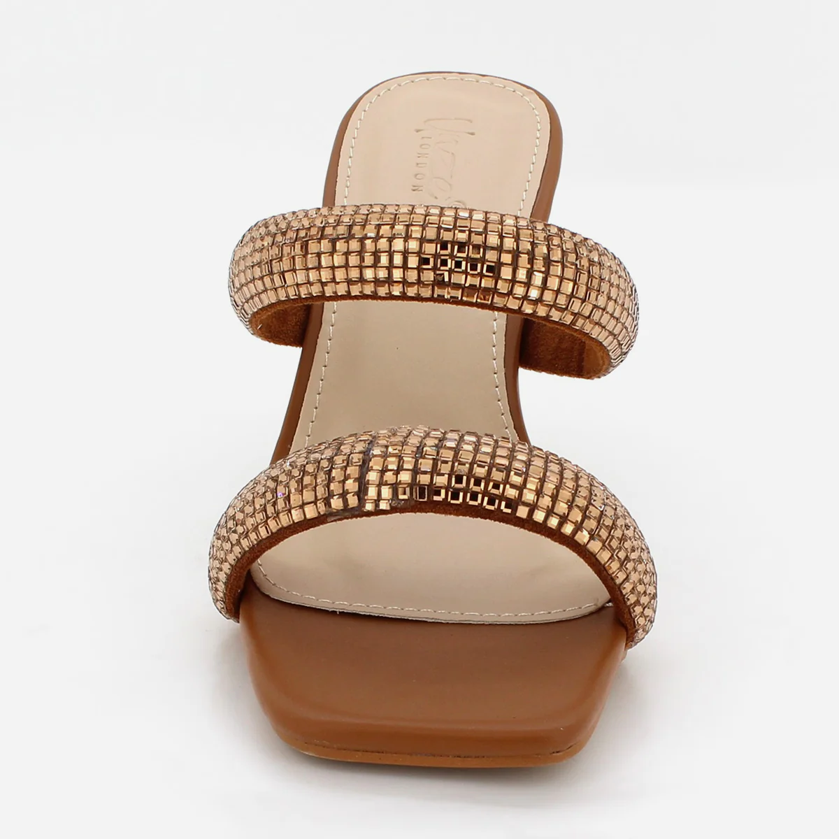 Womens "NAXI" Crystal Decorated Party Sandals - Image 5