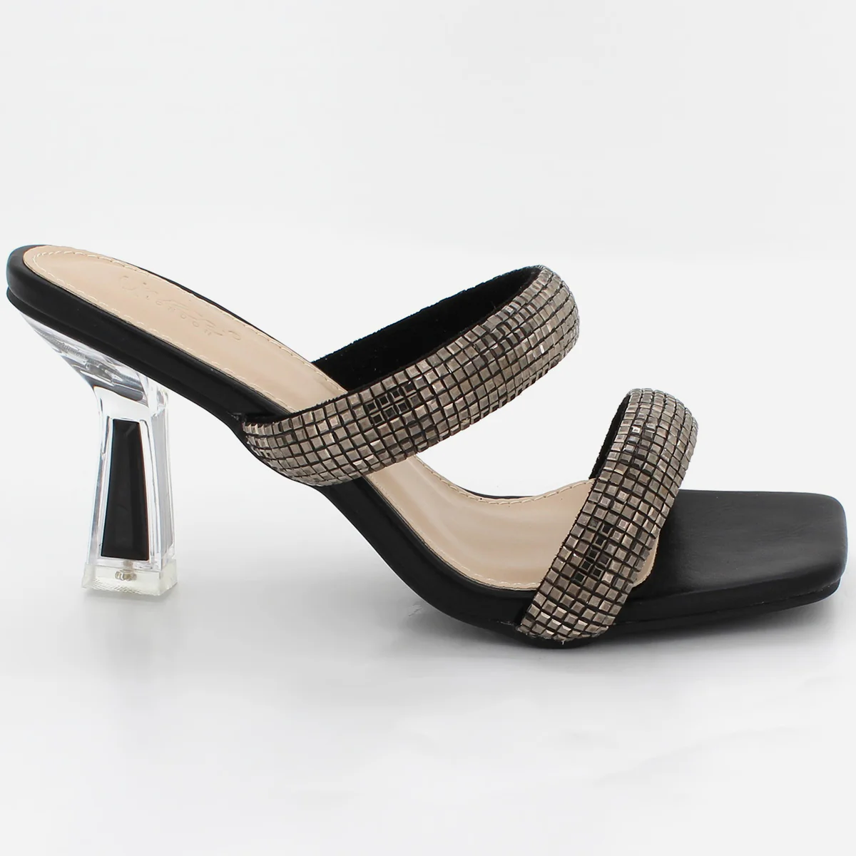 Womens "NAXI" Crystal Decorated Party Sandals - Image 2