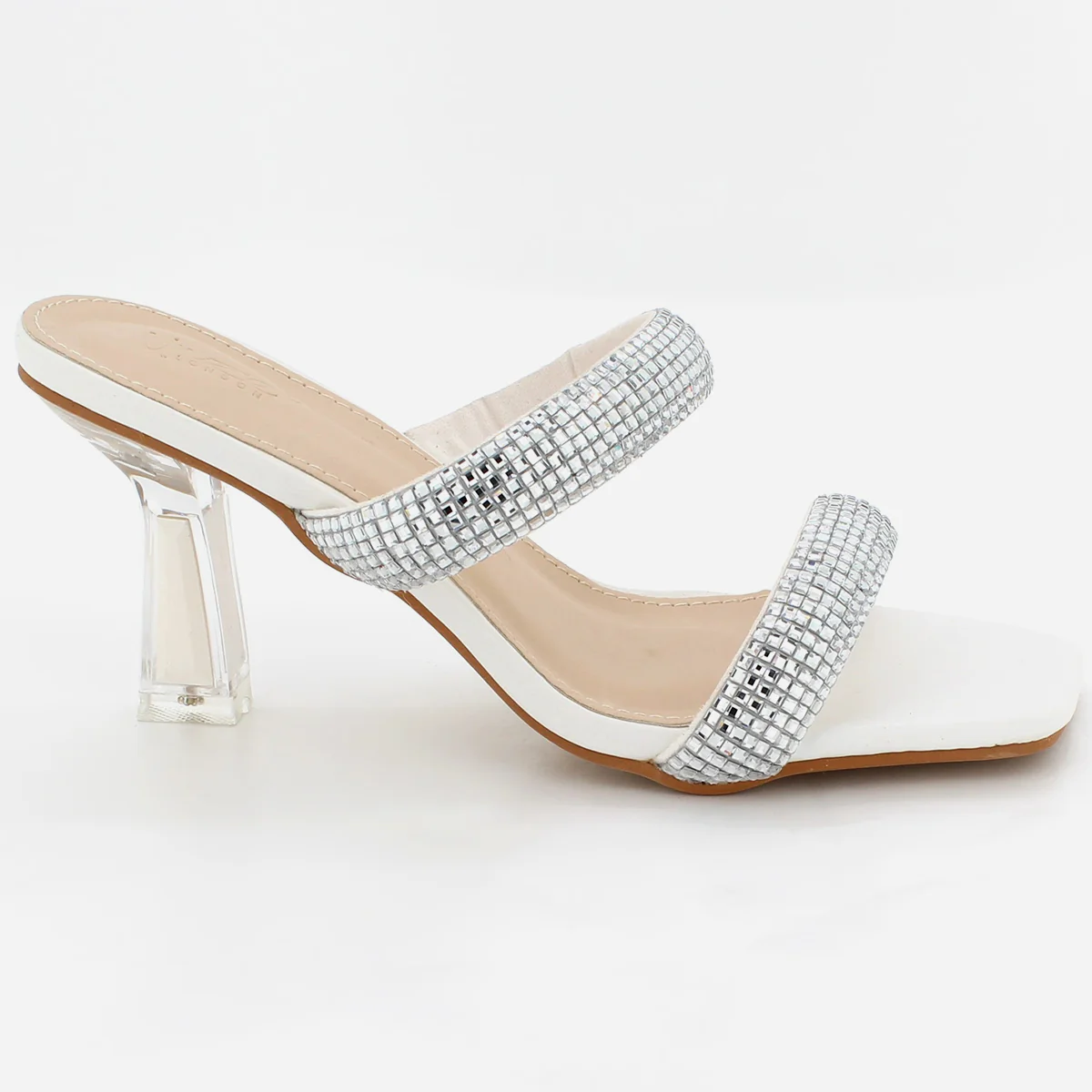 Womens "NAXI" Crystal Decorated Party Sandals - Image 2