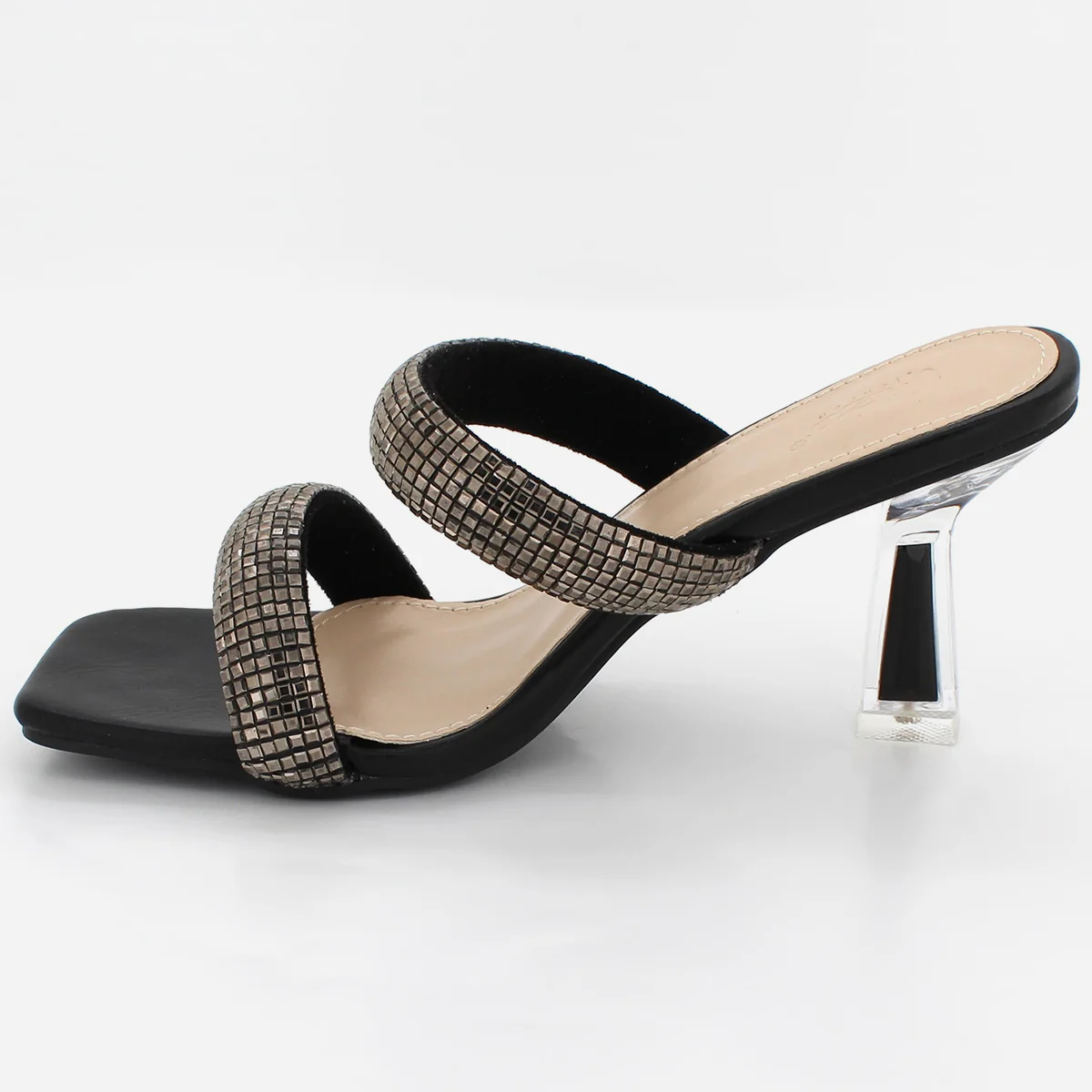 Womens "NAXI" Crystal Decorated Party Sandals - Image 4