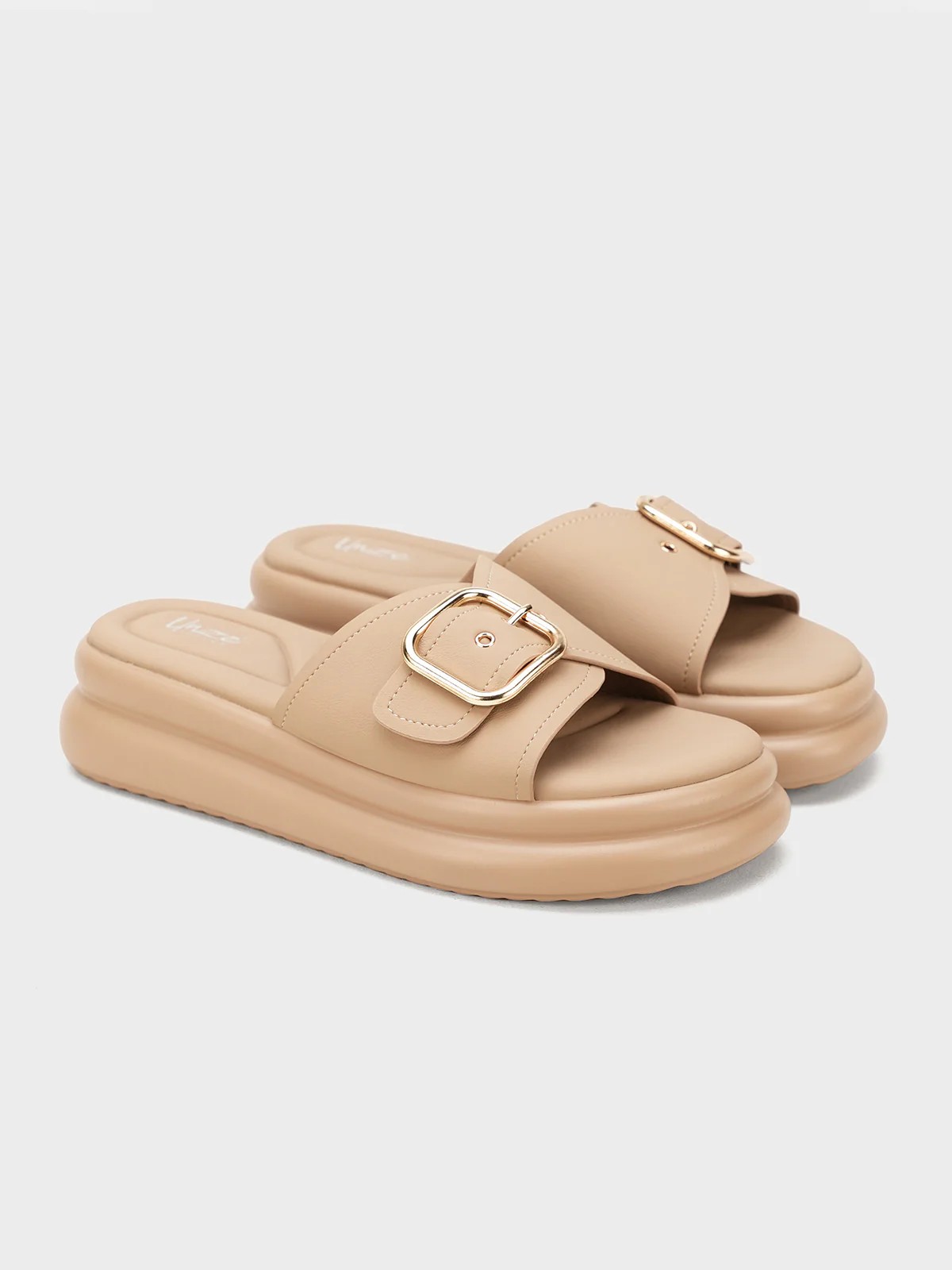 Womens "NEVYA" Easy Slip On Slippers - Image 2