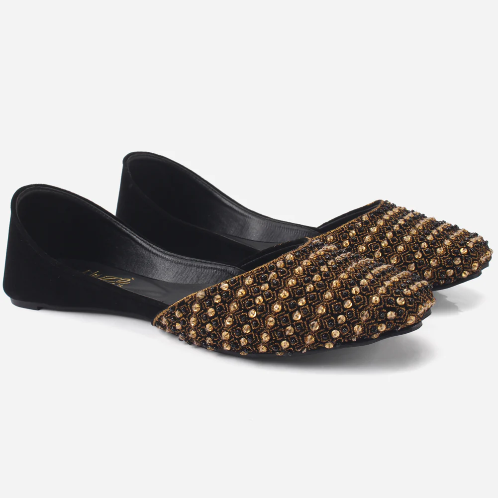 Women's "NISHA" Embellished Leather Indian Khussa - Image 2