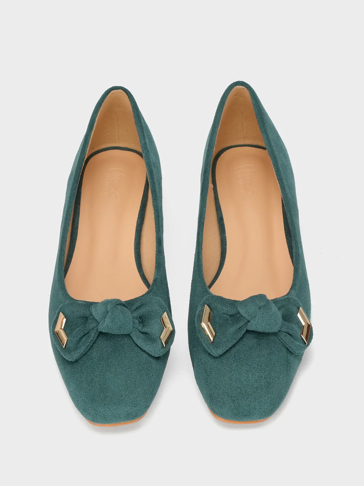Womens "OKAPARA" Bow Accented Casual Pumps - Image 5