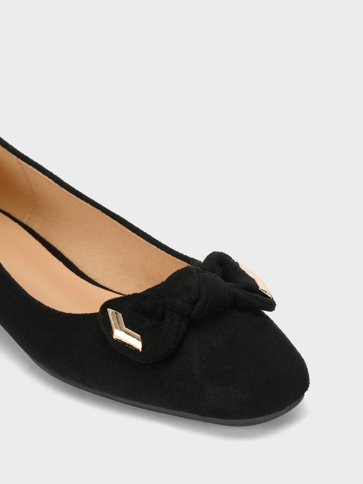 Womens "OKAPARA" Bow Accented Casual Pumps - Image 4