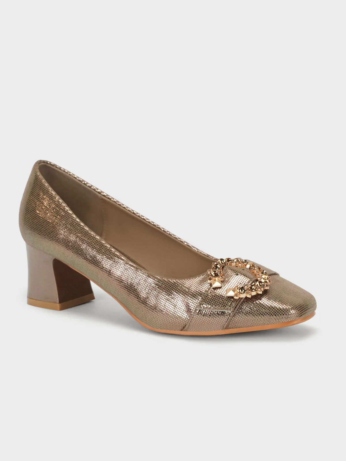 Women's "ONNIKA" Block Heel Fancy Courts