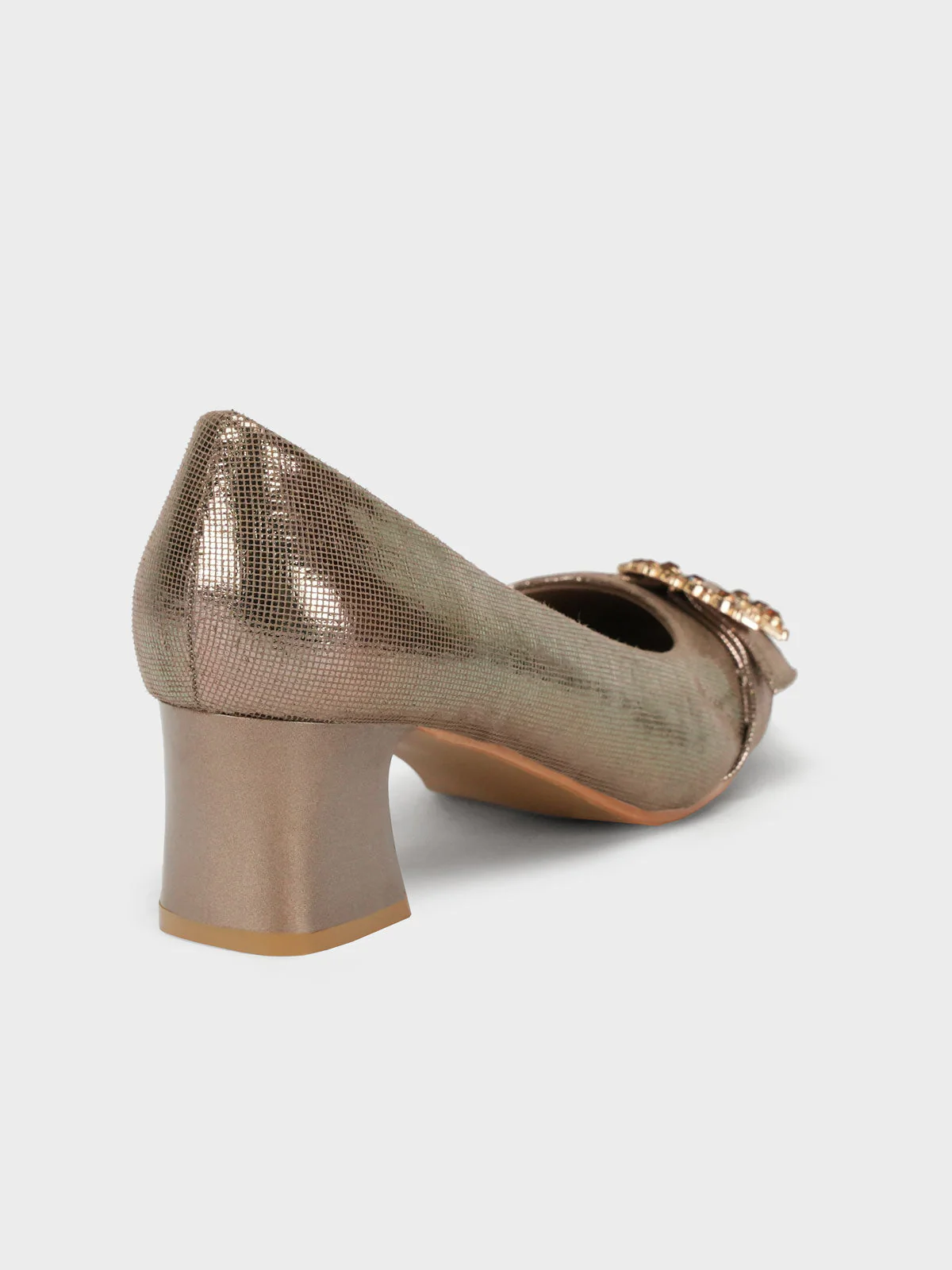 Women's "ONNIKA" Block Heel Fancy Courts - Image 3