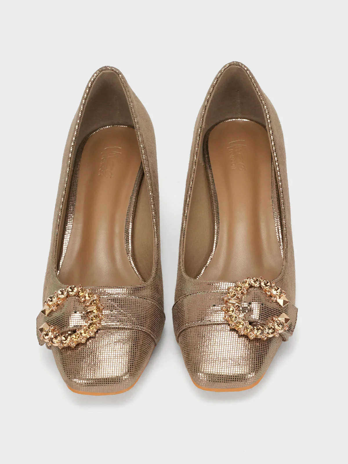Women's "ONNIKA" Block Heel Fancy Courts - Image 5