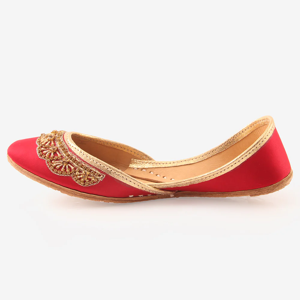 Womens "PARIZY" Decorated Flats Indian Khussa - Image 3