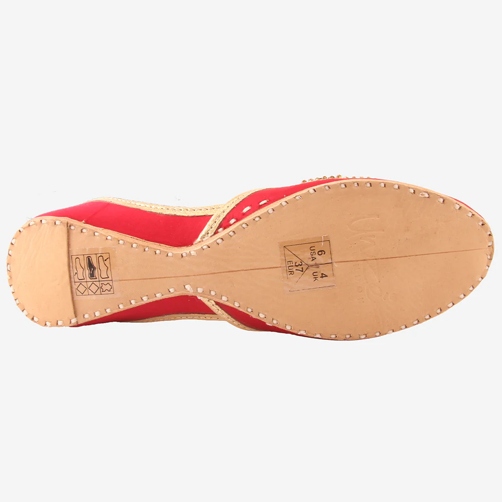 Womens "PARIZY" Decorated Flats Indian Khussa - Image 5