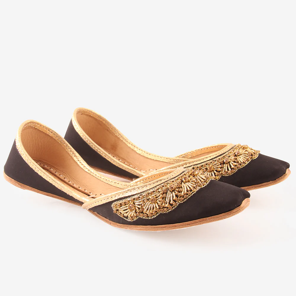 Womens "PARIZY" Decorated Flats Indian Khussa - Image 2