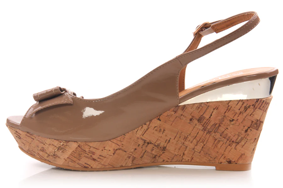 Womens Peep-toe Wedge Sandal - Image 3