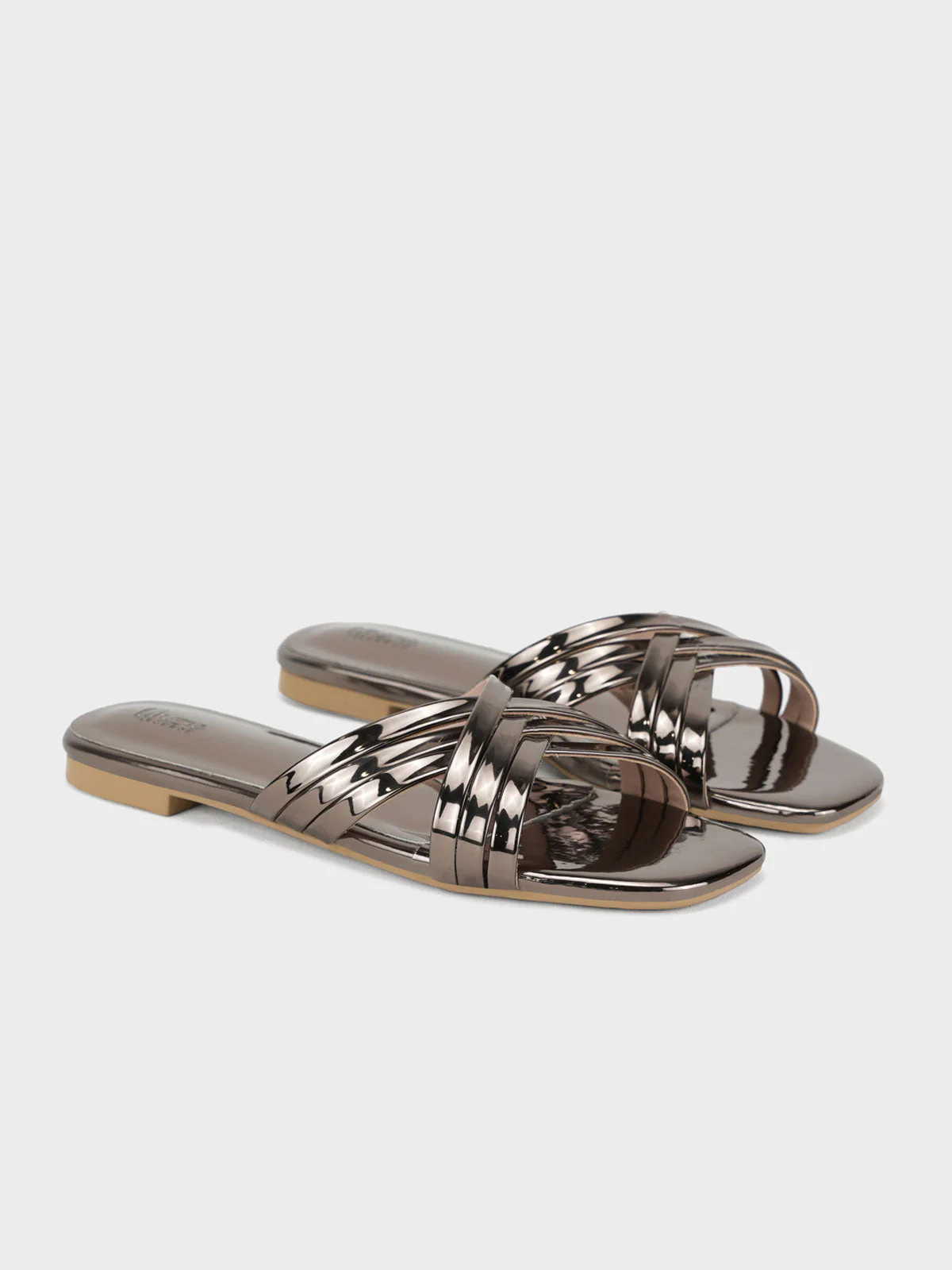 Women's "PHOSIN" Crisscross Strappy Slippers - Image 4