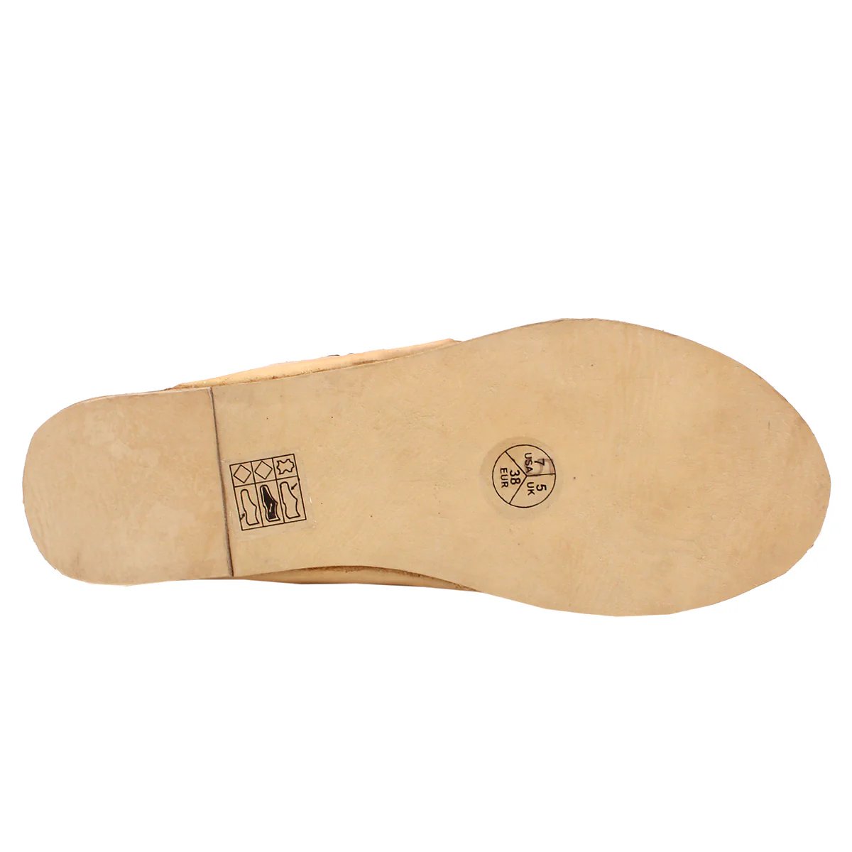 Womens "PINAAR" Decorated Leather Kolhapuri Slippers - Image 5