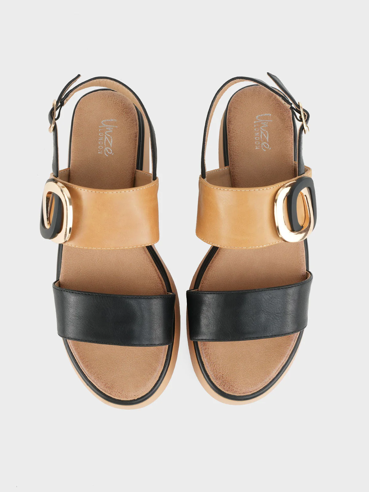 Womens "ROSALIND" Casual Buckled Sandals - Image 5