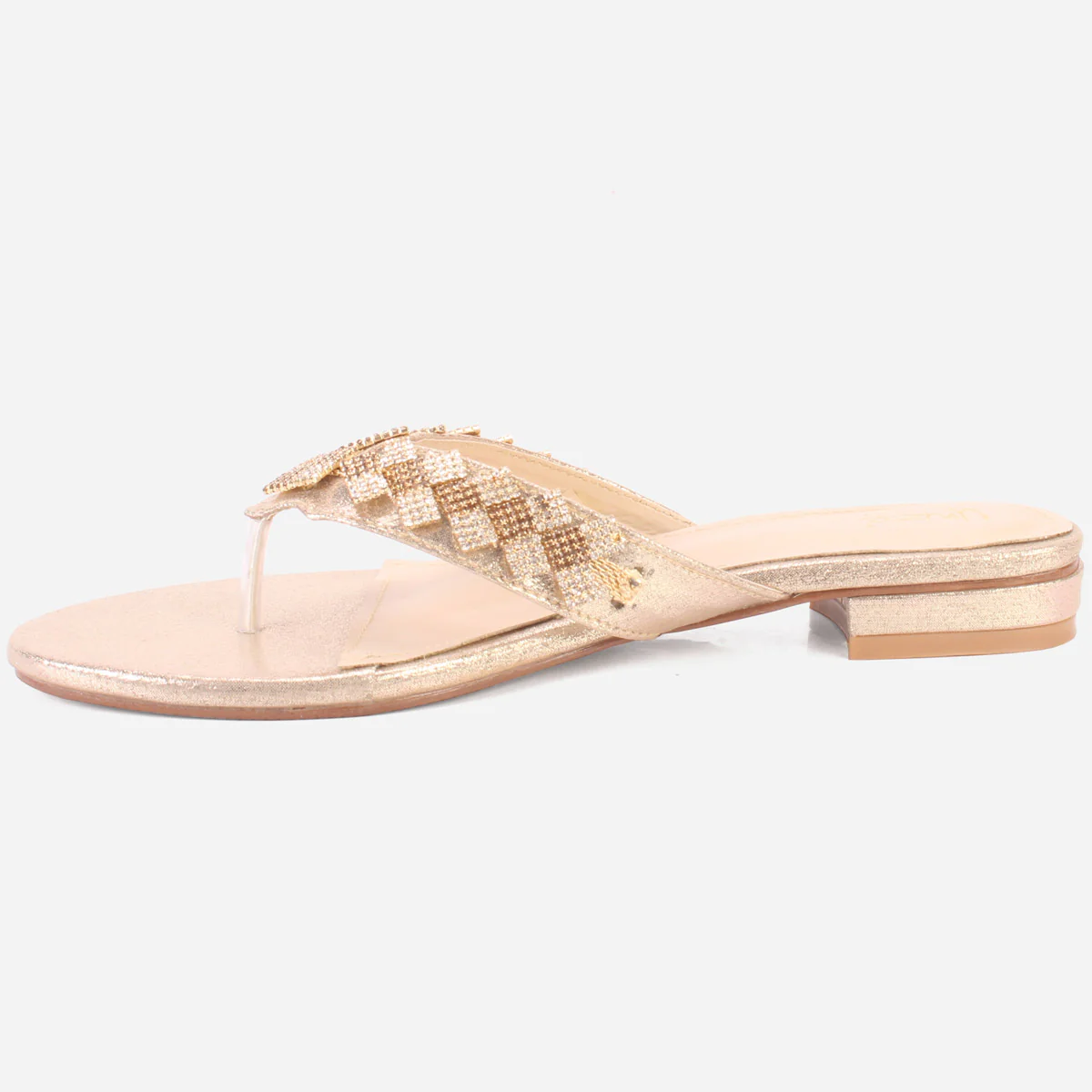 Womens "SADIE" Embellished Slide In Shoes - Image 3