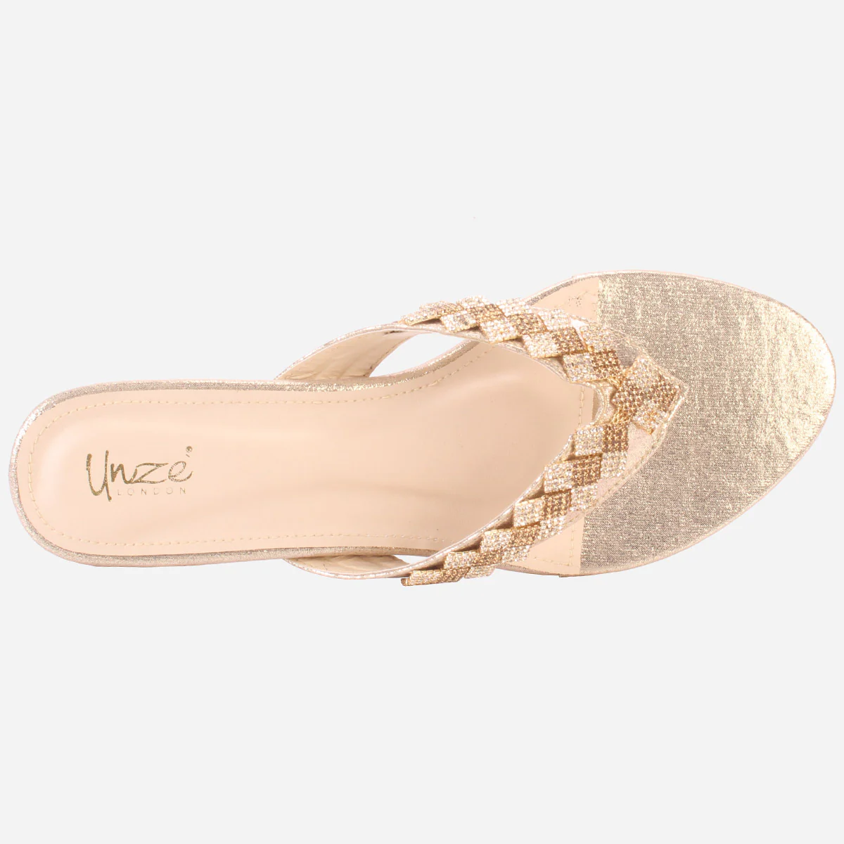 Womens "SADIE" Embellished Slide In Shoes - Image 4