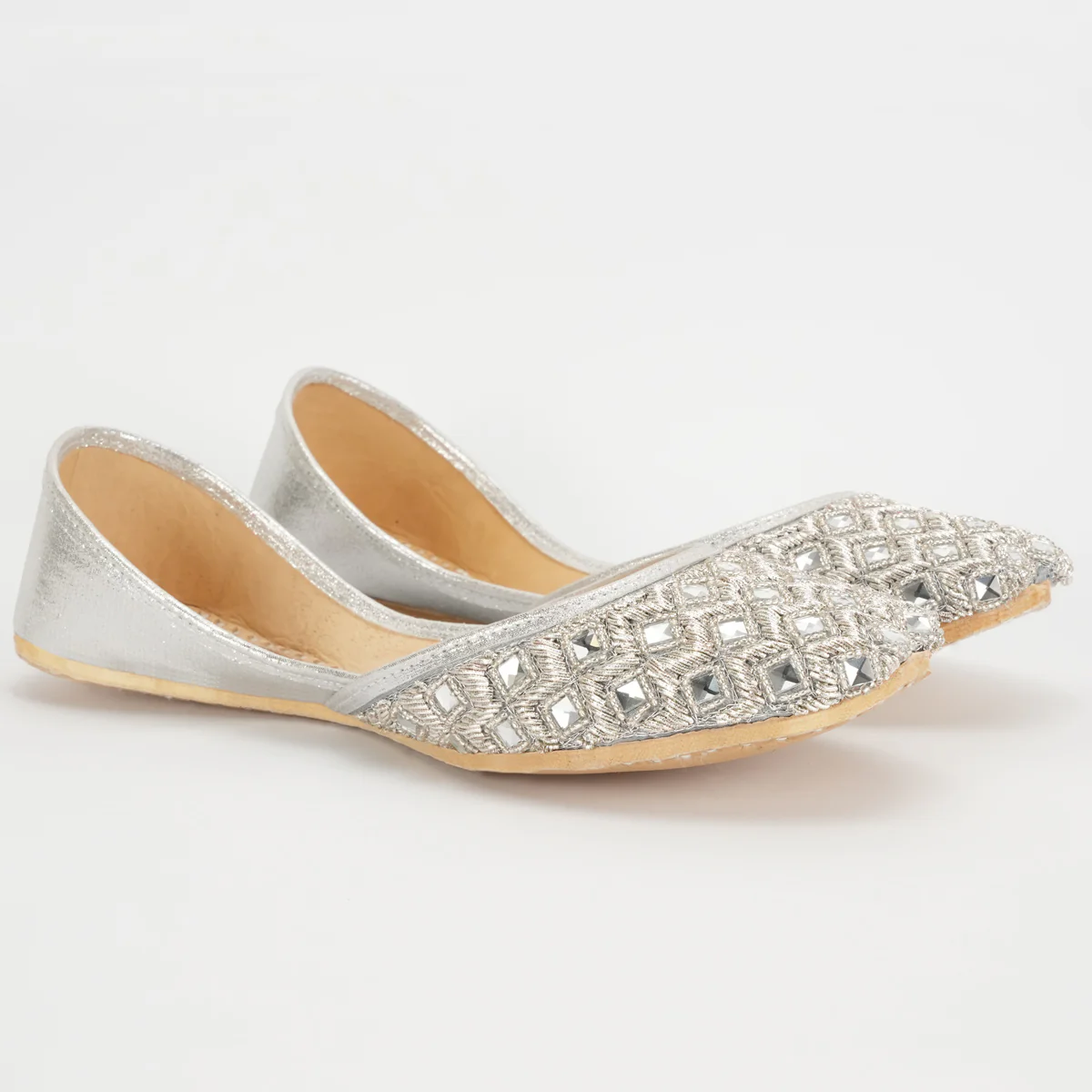 Womens "SCIPIO"Decorated Comfy Khussa - Image 2