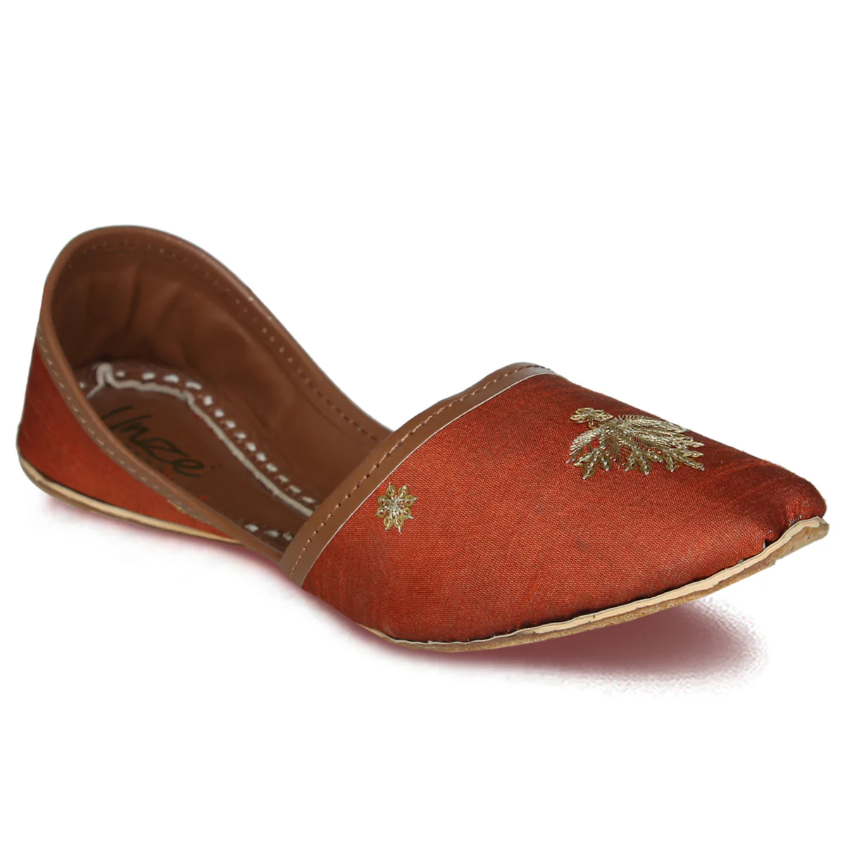 Women's "SEVNIC" Embellished Flat Khussa Pumps