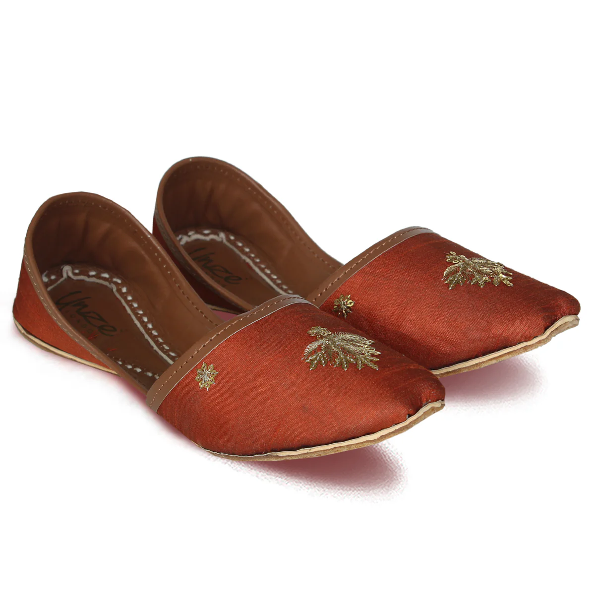 Women's "SEVNIC" Embellished Flat Khussa Pumps - Image 2