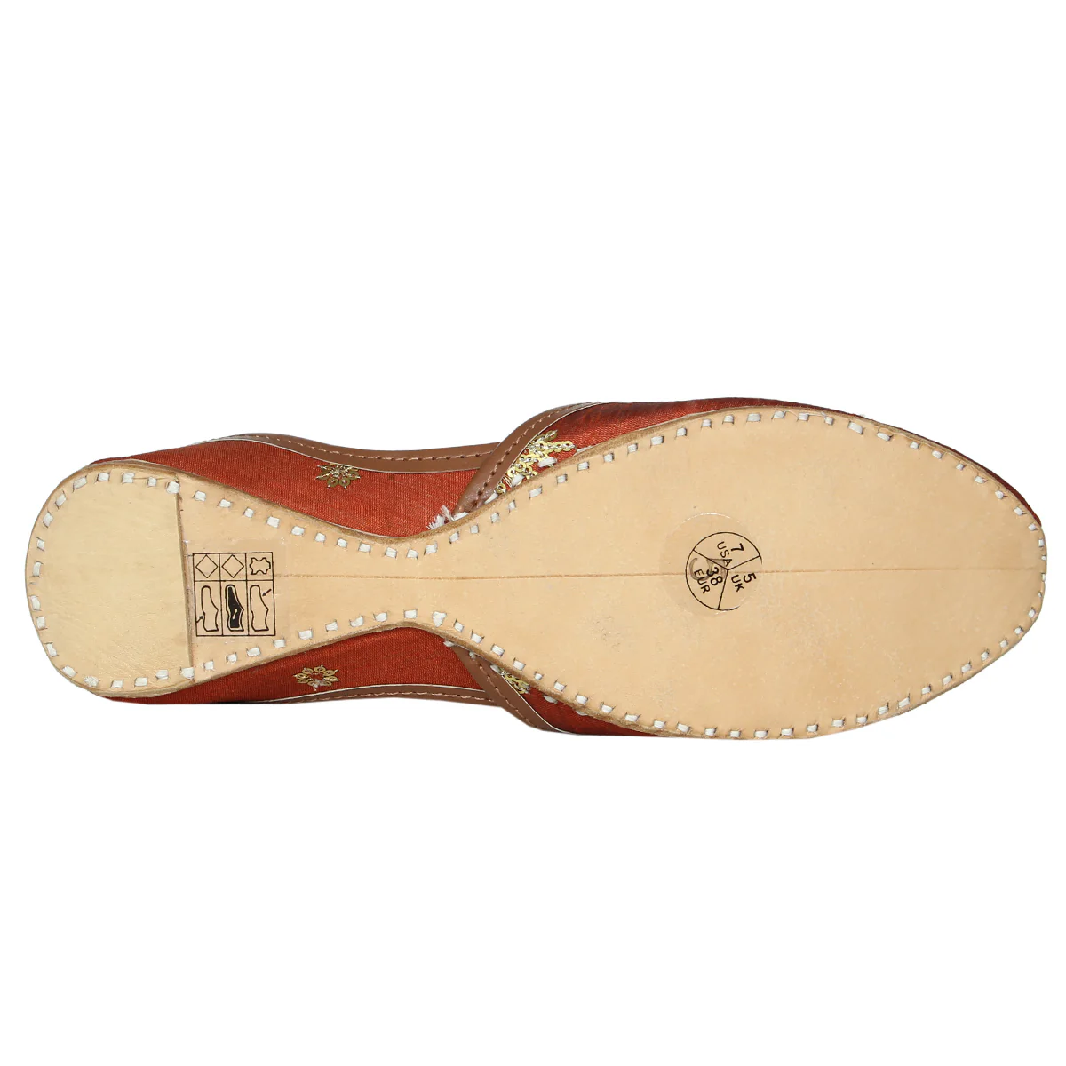Women's "SEVNIC" Embellished Flat Khussa Pumps - Image 5