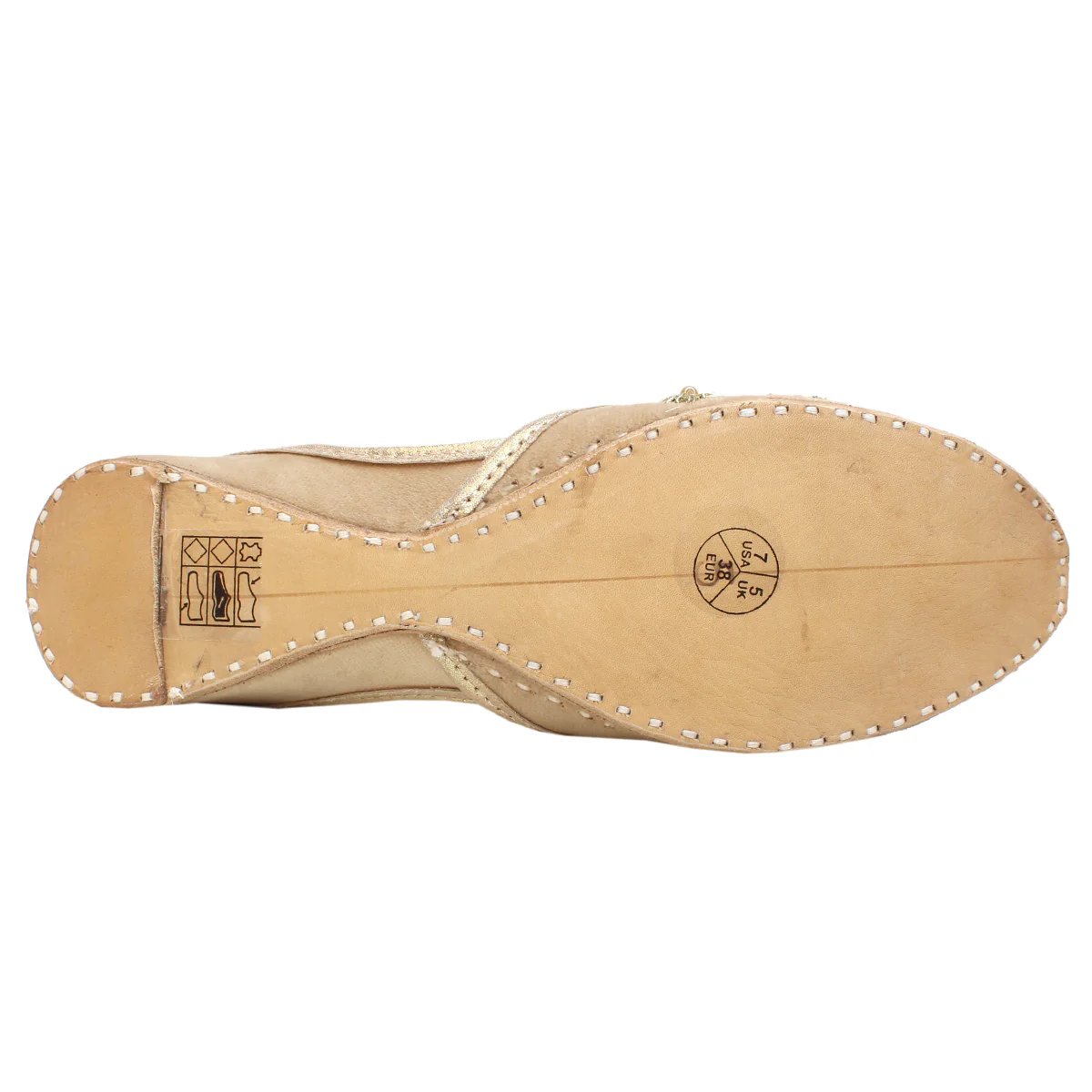Women's "SEYYAL" Embellished Flat Khussa Pumps - Image 5