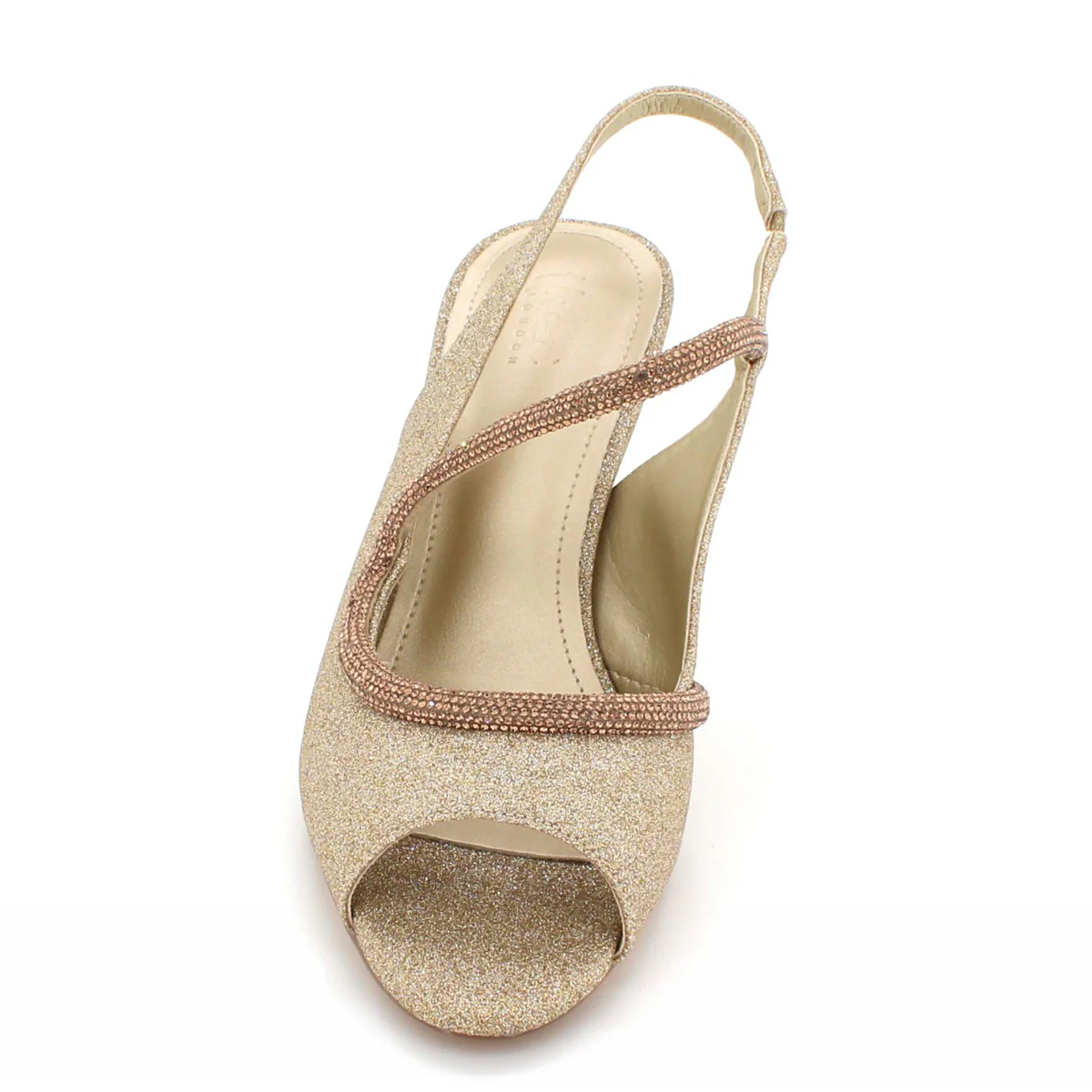 Womens "SLAVICA" Decorated Peep Toe Sandals - Image 2